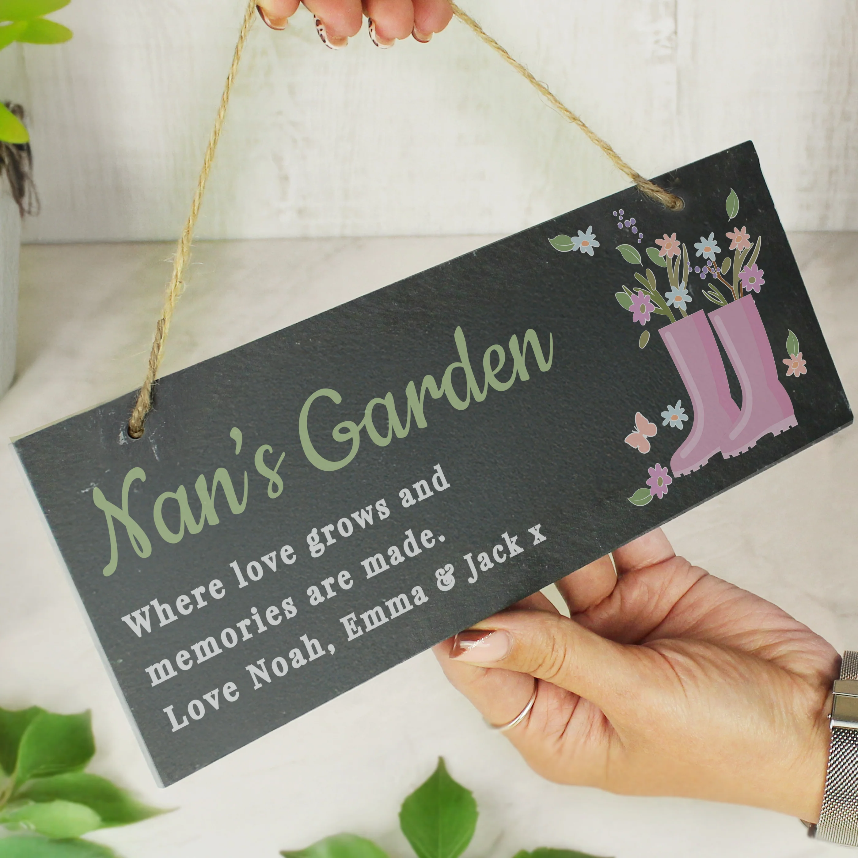 Personalised Slate Garden Sign - Image 2