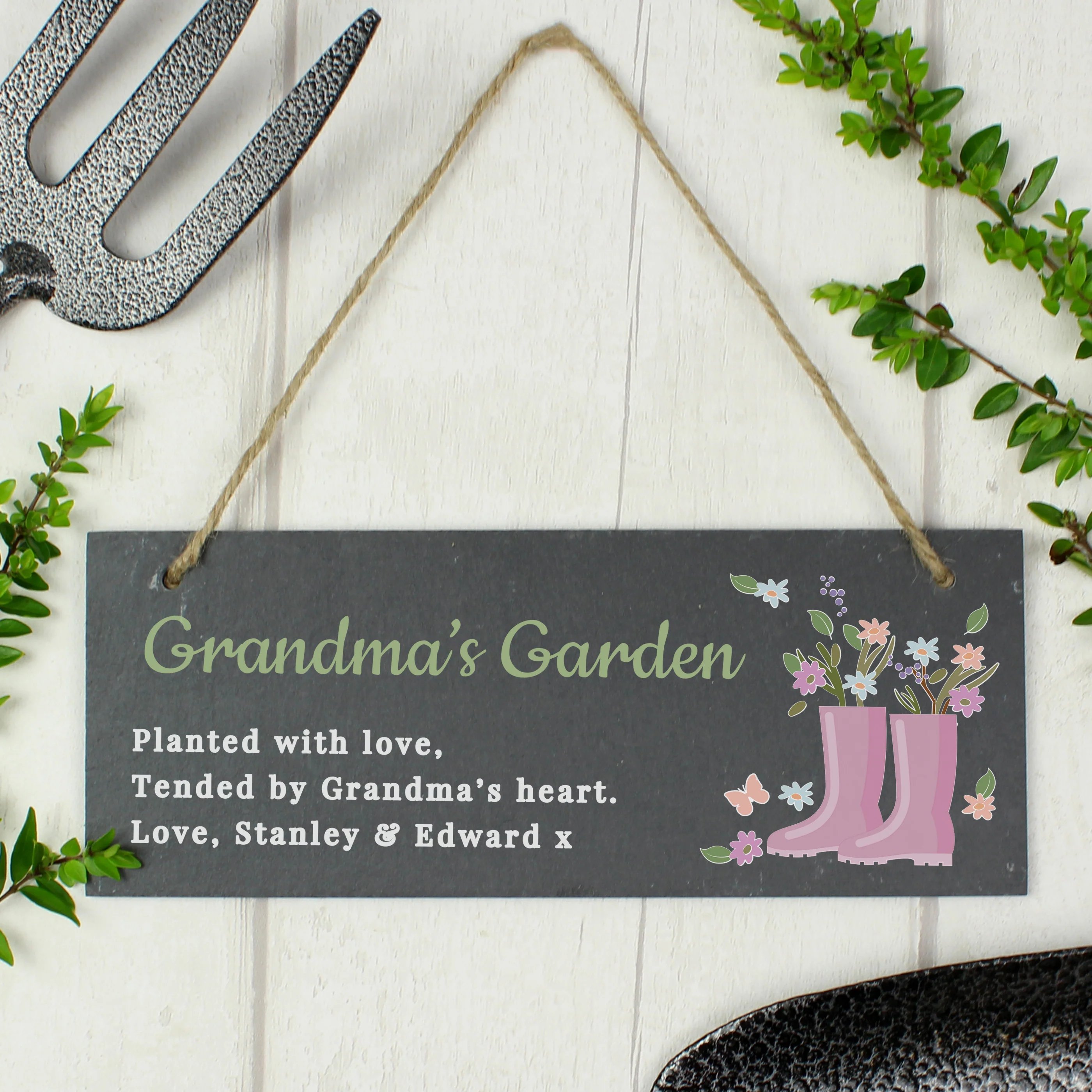Personalised Slate Garden Sign - Image 4