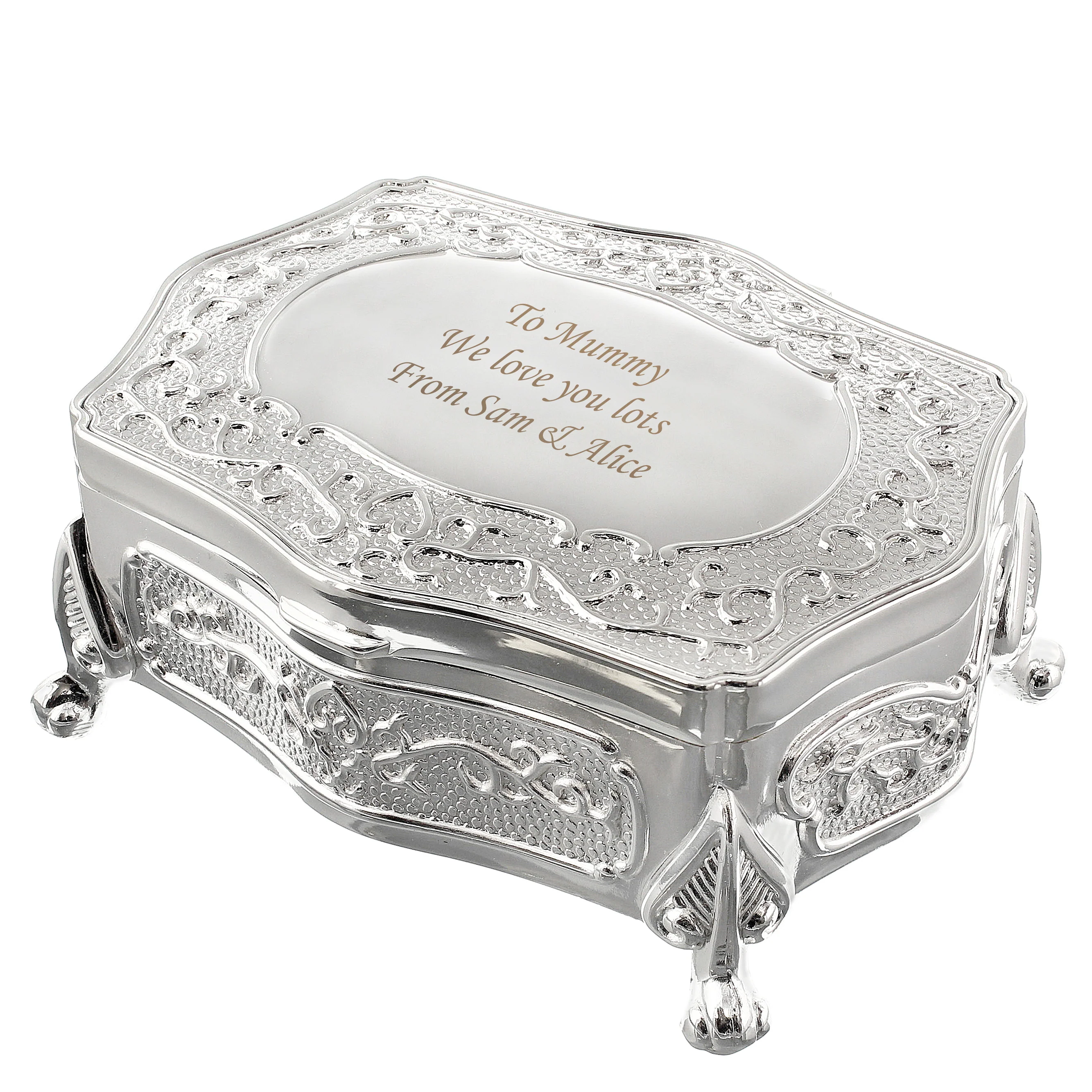 Personalised Small Antique Trinket Box - Image 6