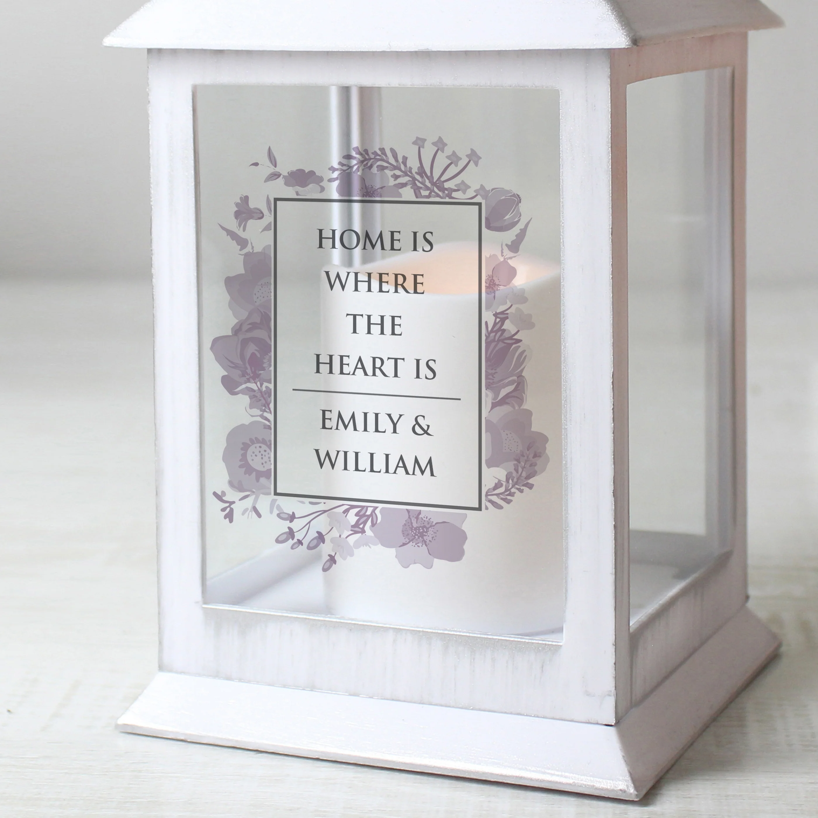 Personalised Soft Watercolour White Lantern - Image 6