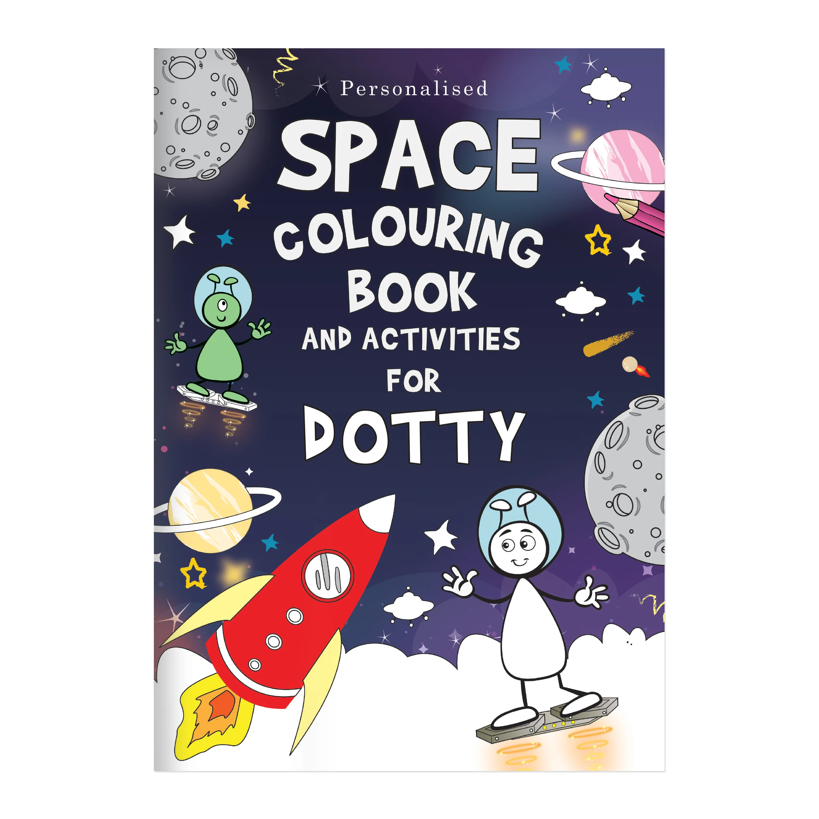 Personalised Space Colouring Book - Image 5
