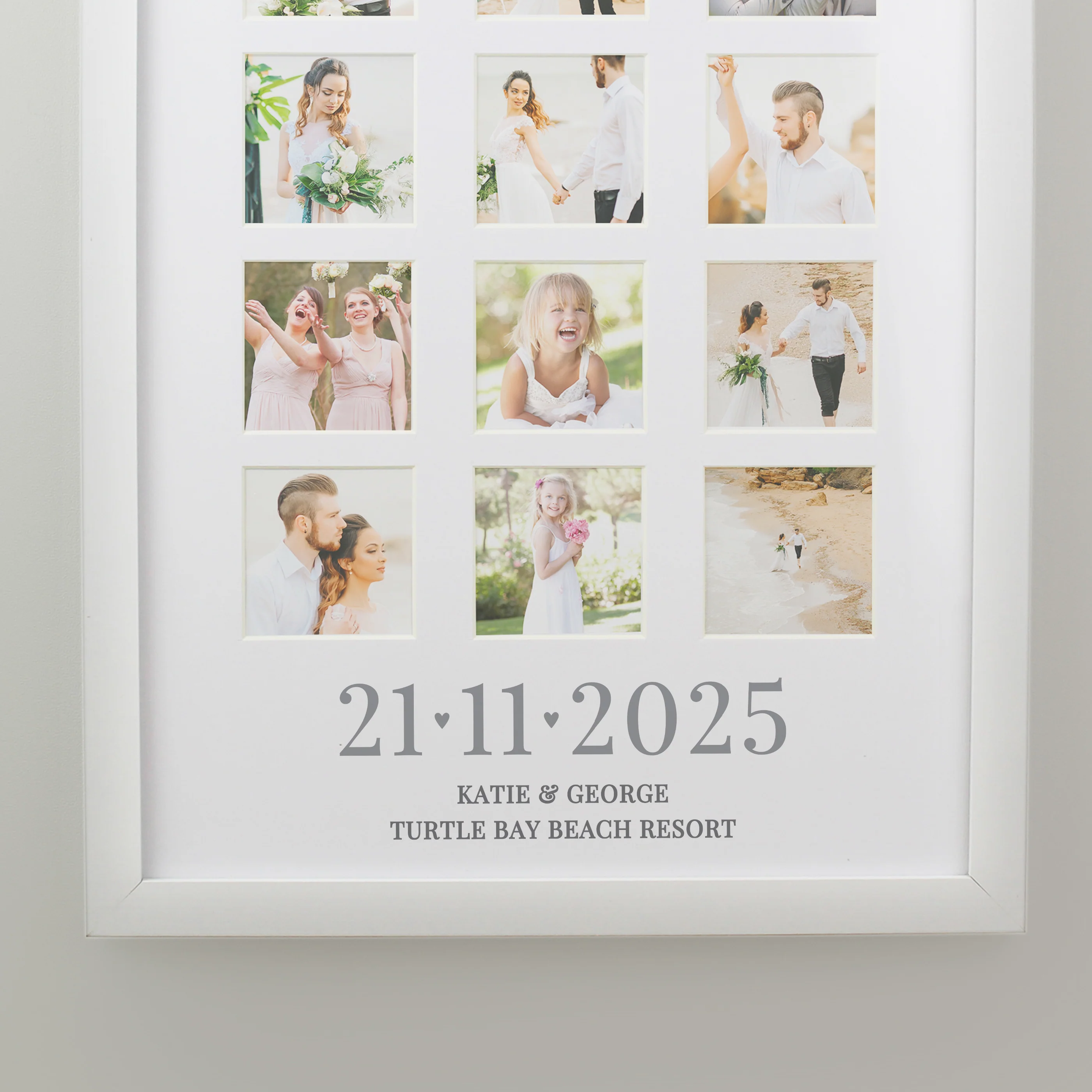 Personalised Special Date White Multi Photo Frame - Image 3