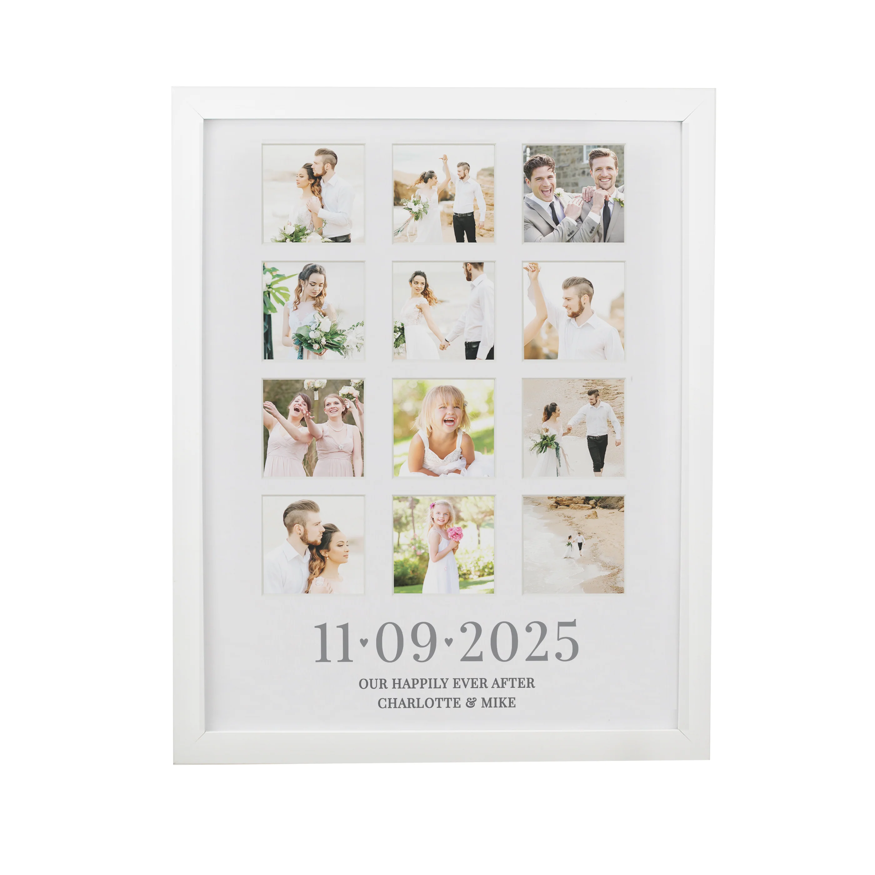 Personalised Special Date White Multi Photo Frame - Image 5