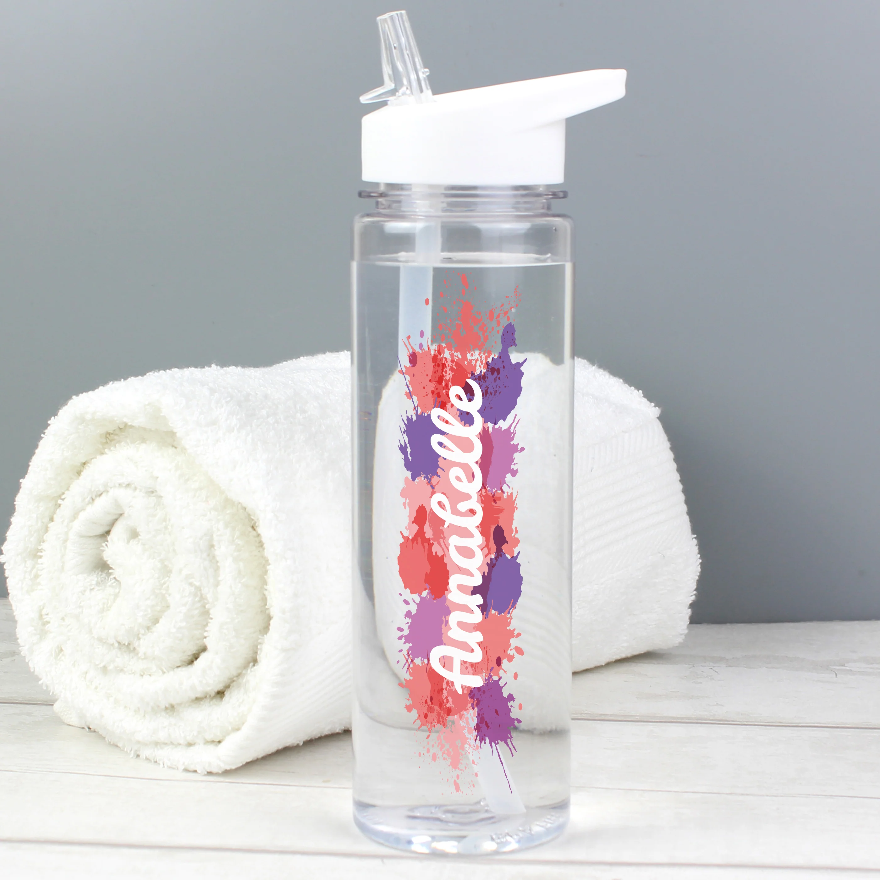 Personalised Splash Name Only Water Bottle - Image 11