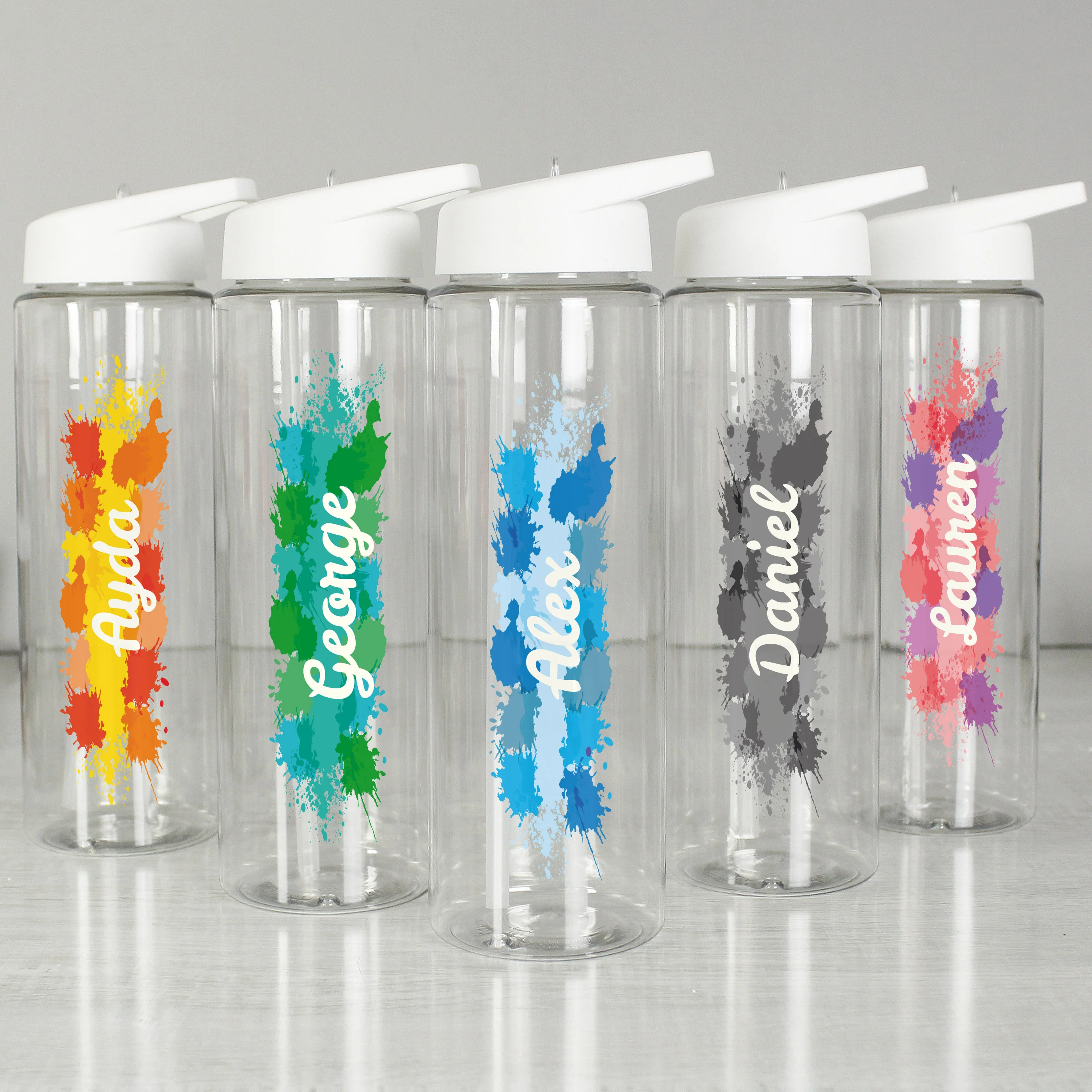 Personalised Splash Name Only Water Bottle - Image 12