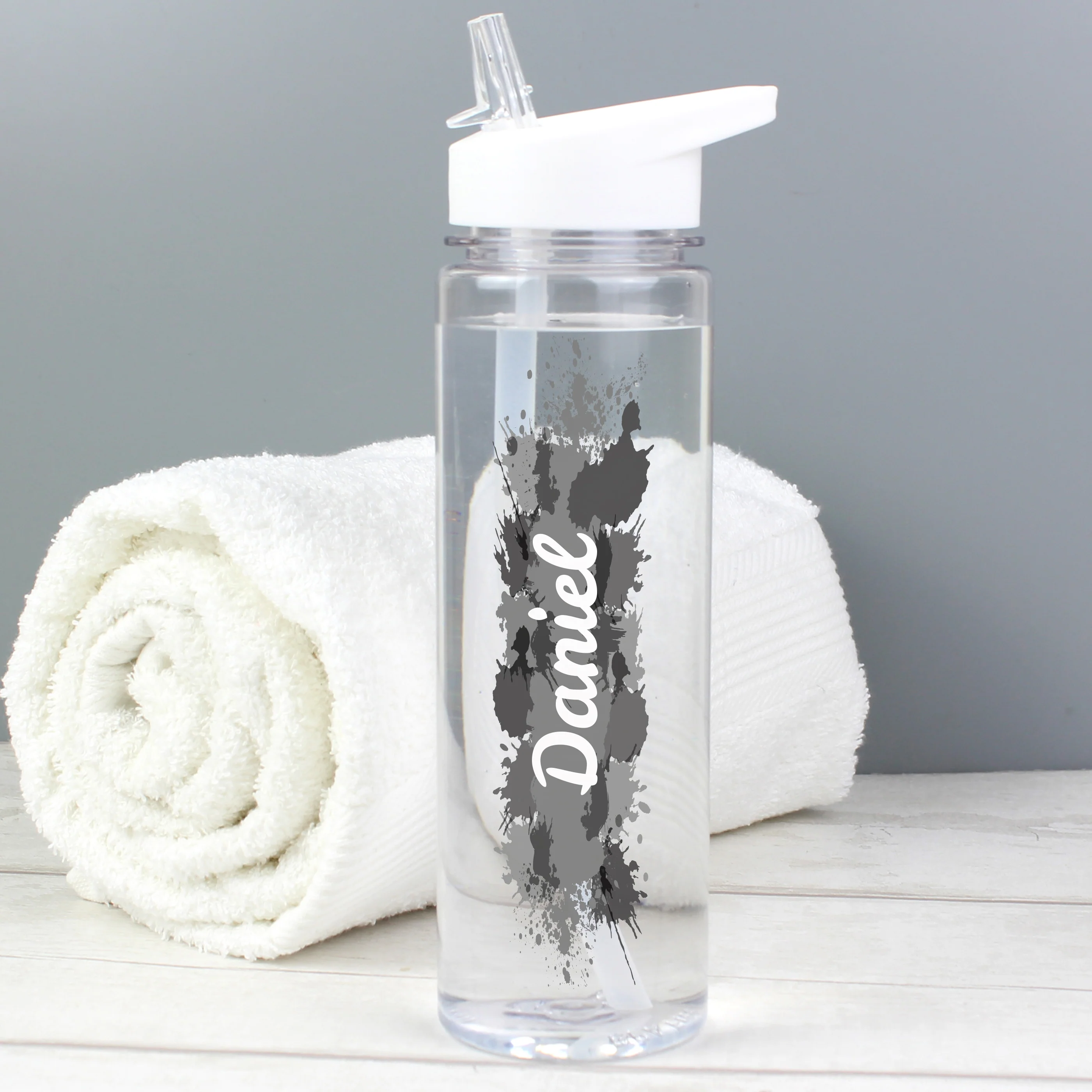 Personalised Splash Name Only Water Bottle - Image 2