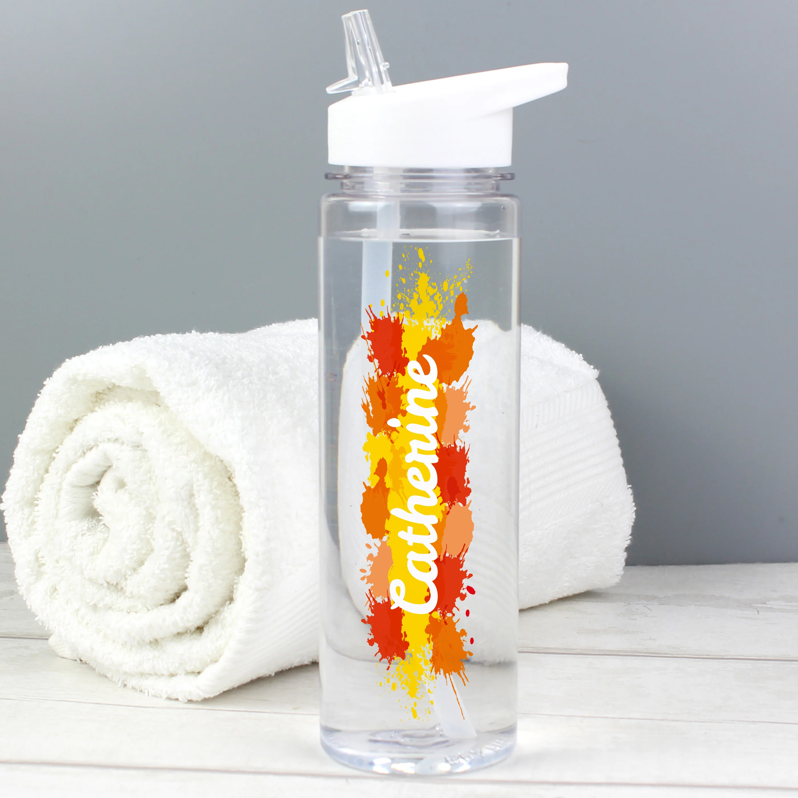 Personalised Splash Name Only Water Bottle - Image 5