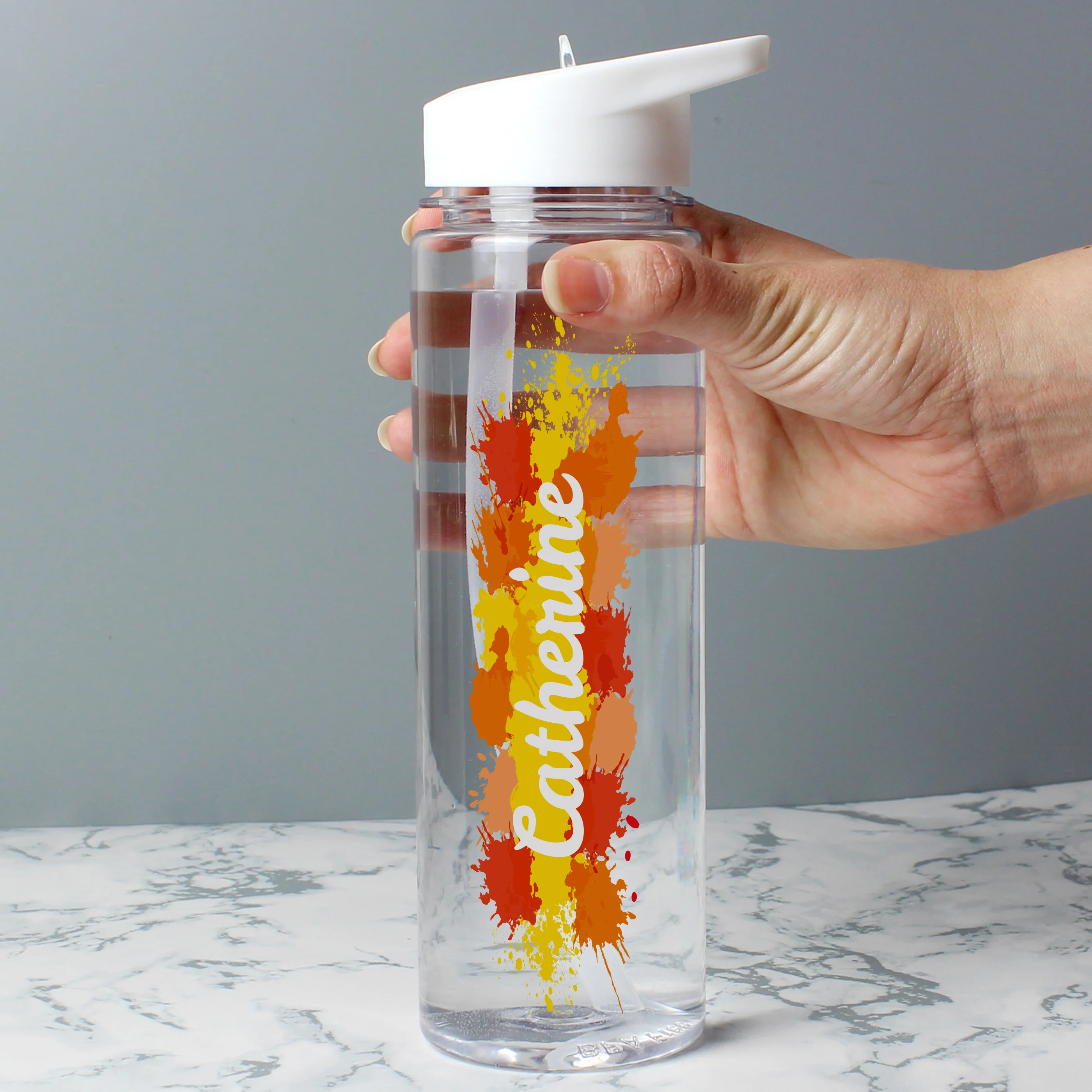 Personalised Splash Name Only Water Bottle - Image 6
