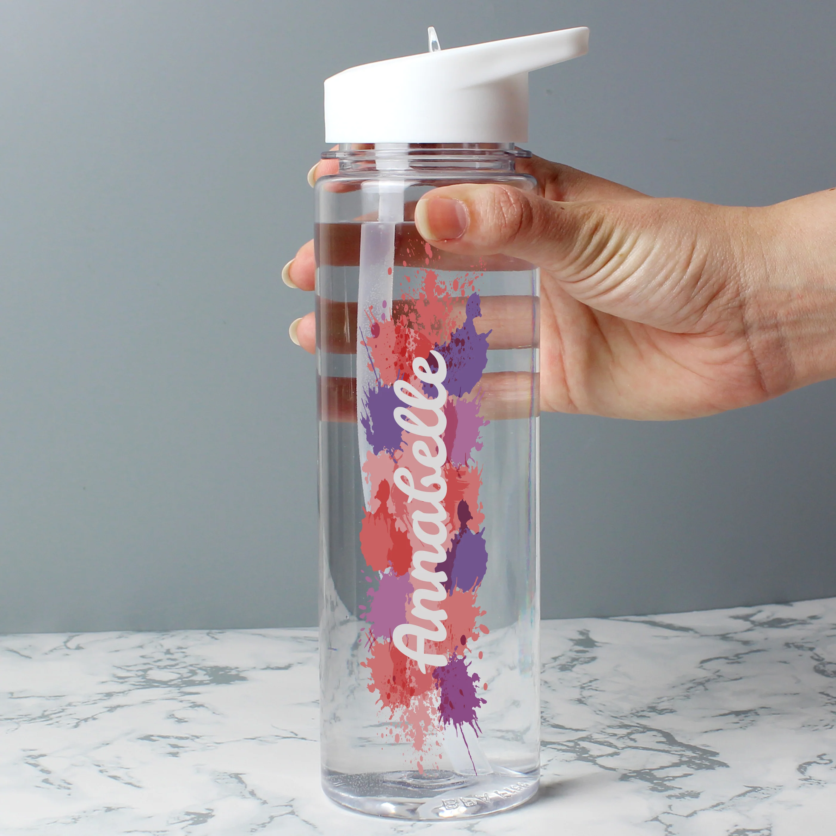 Personalised Splash Name Only Water Bottle - Image 7