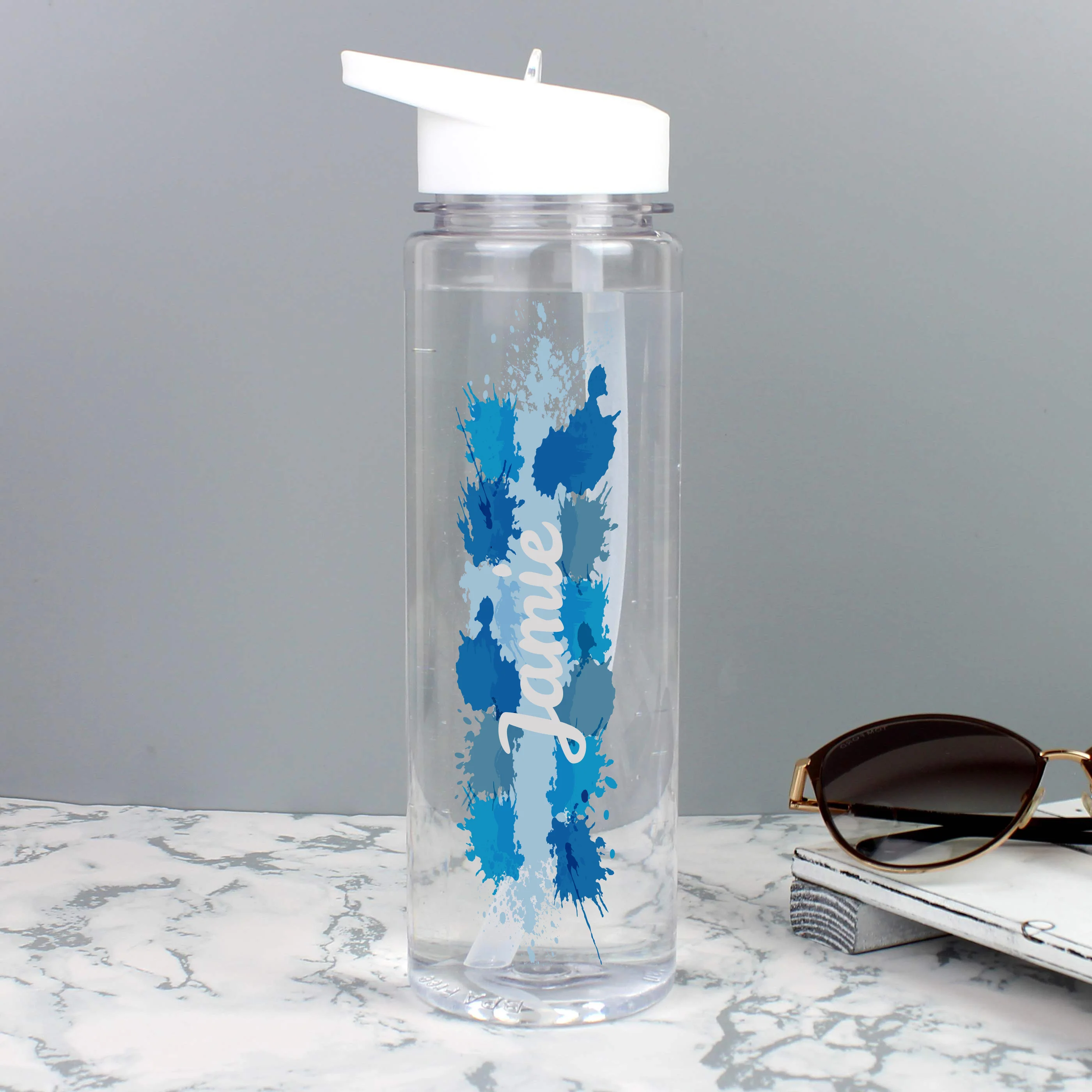 Personalised Splash Name Only Water Bottle - Image 8