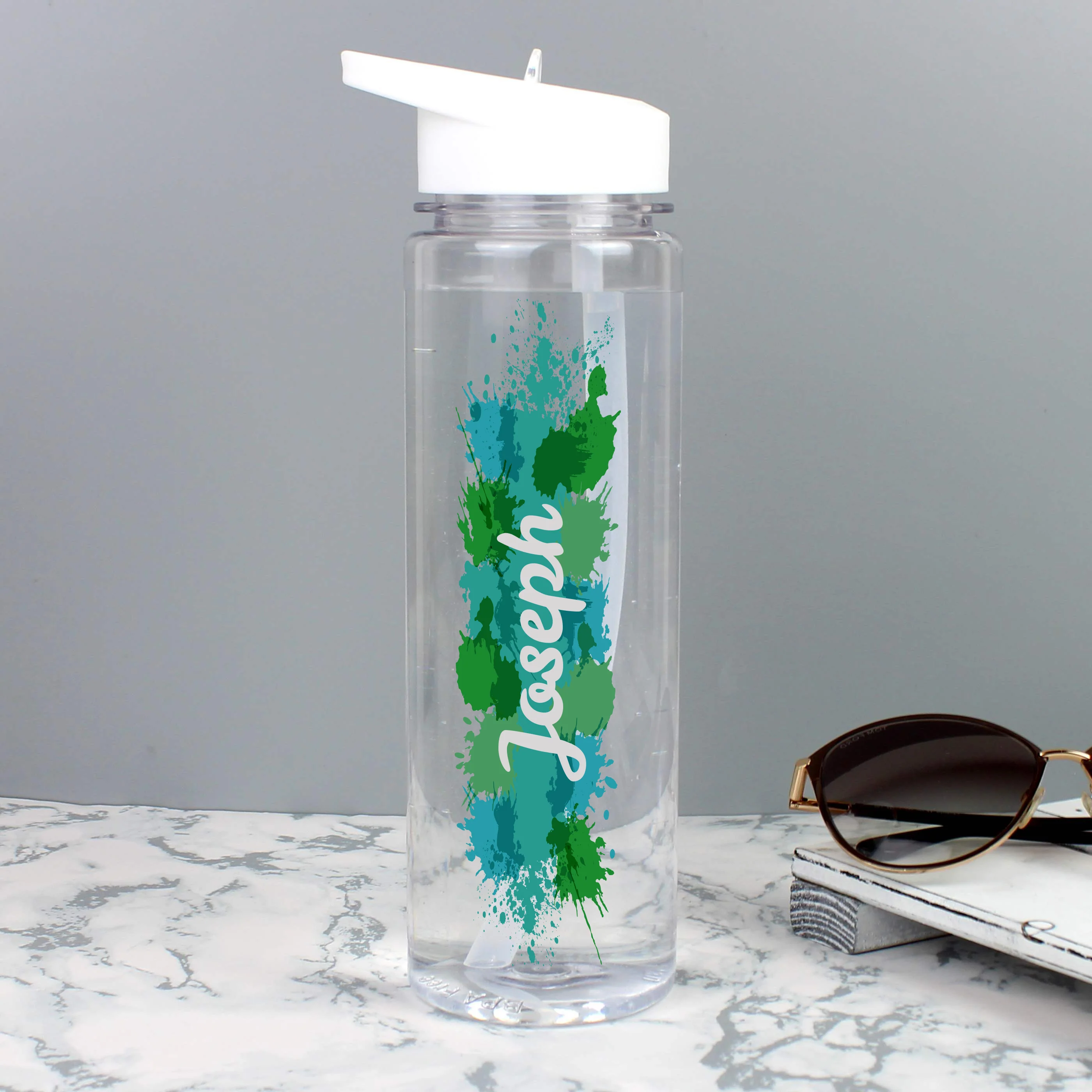 Personalised Splash Name Only Water Bottle - Image 9