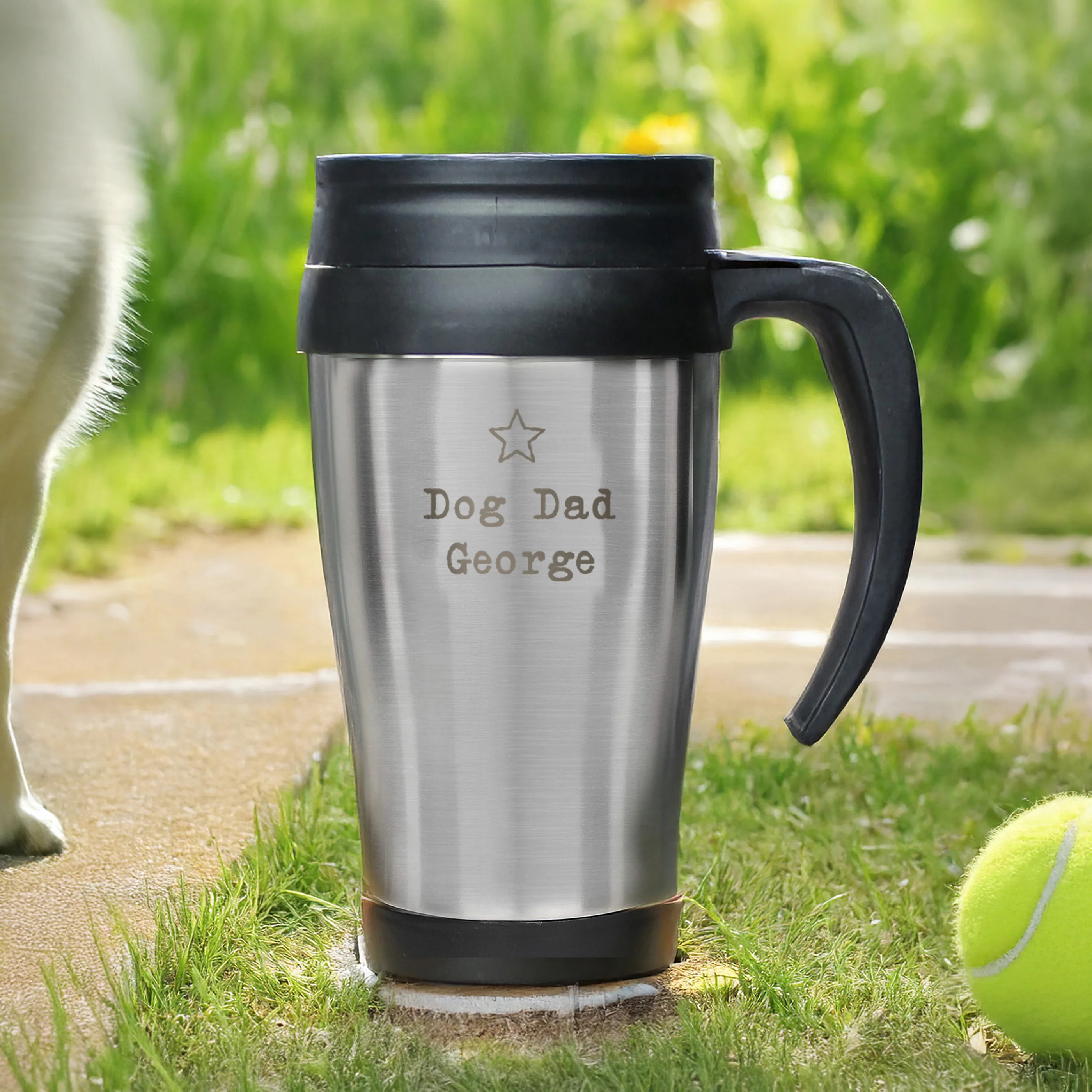 Personalised Star Metal Travel Mug - Image 2