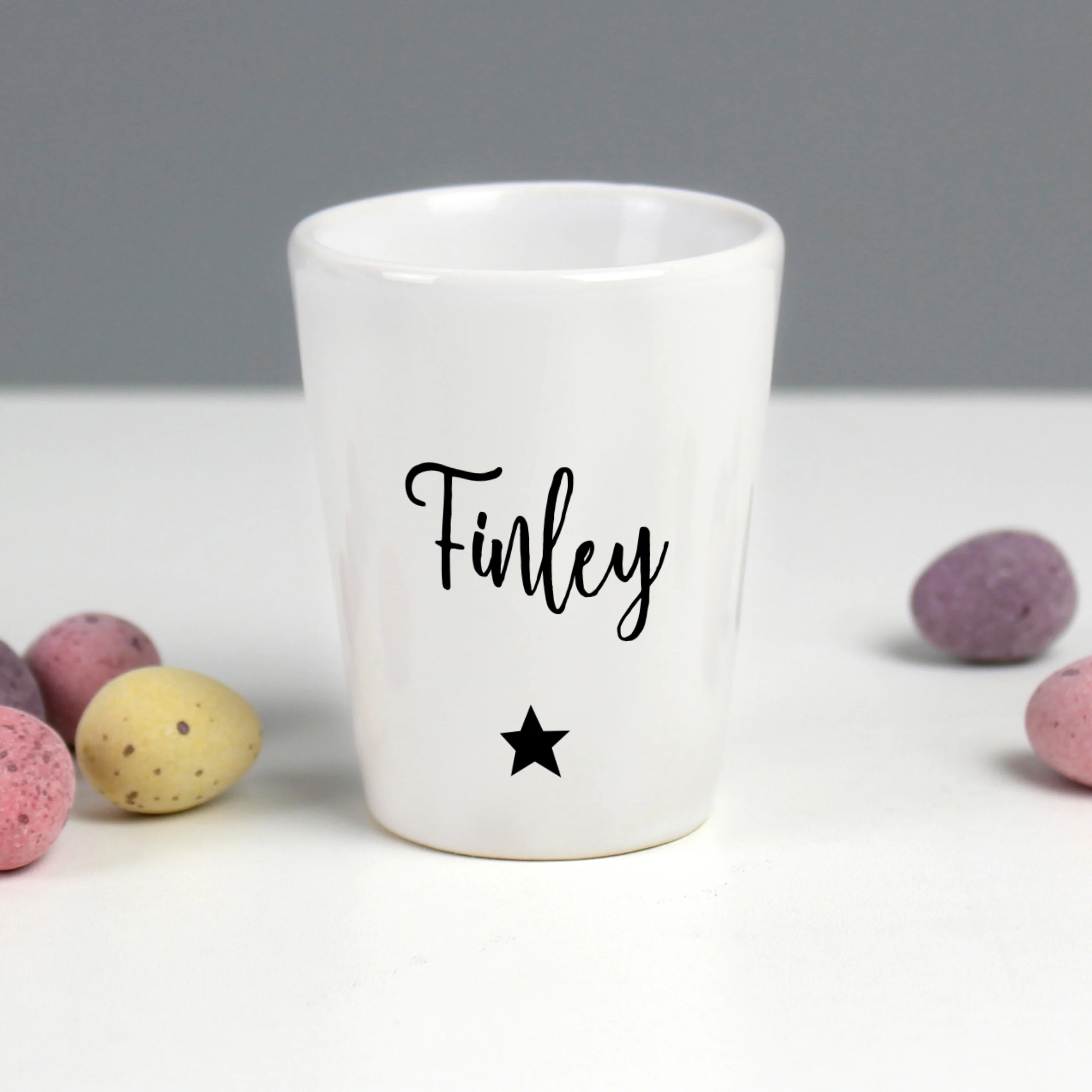 Personalised Star Name Only Egg Cup - Image 3