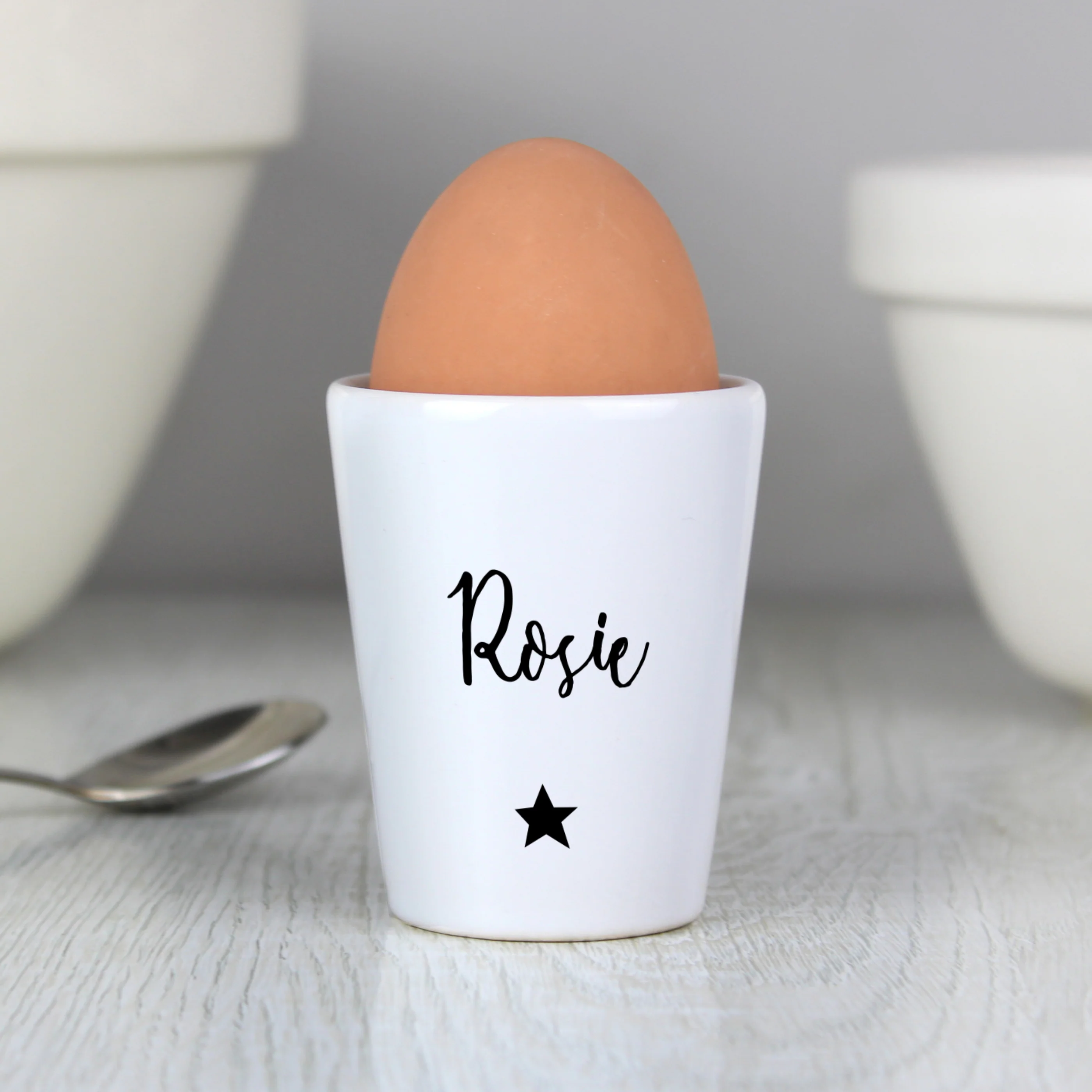 Personalised Star Name Only Egg Cup - Image 4