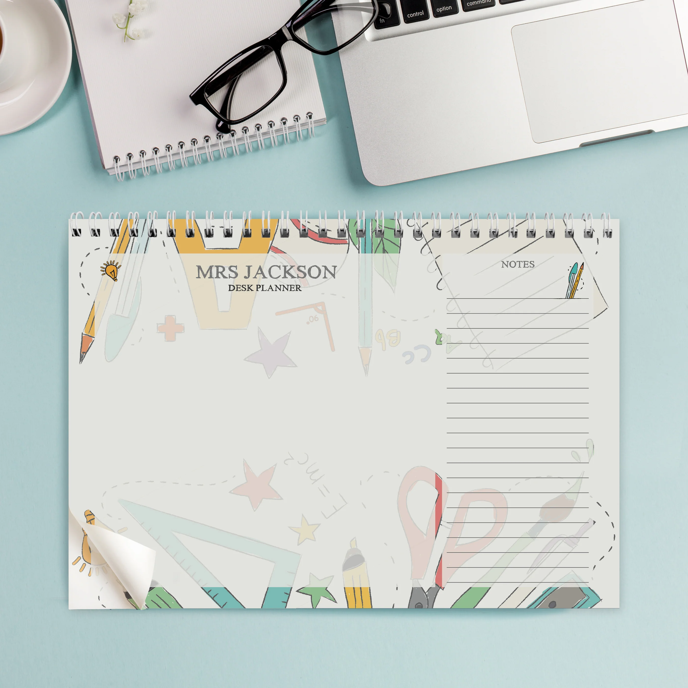 Personalised Teacher A4 Desk Planner - Image 3