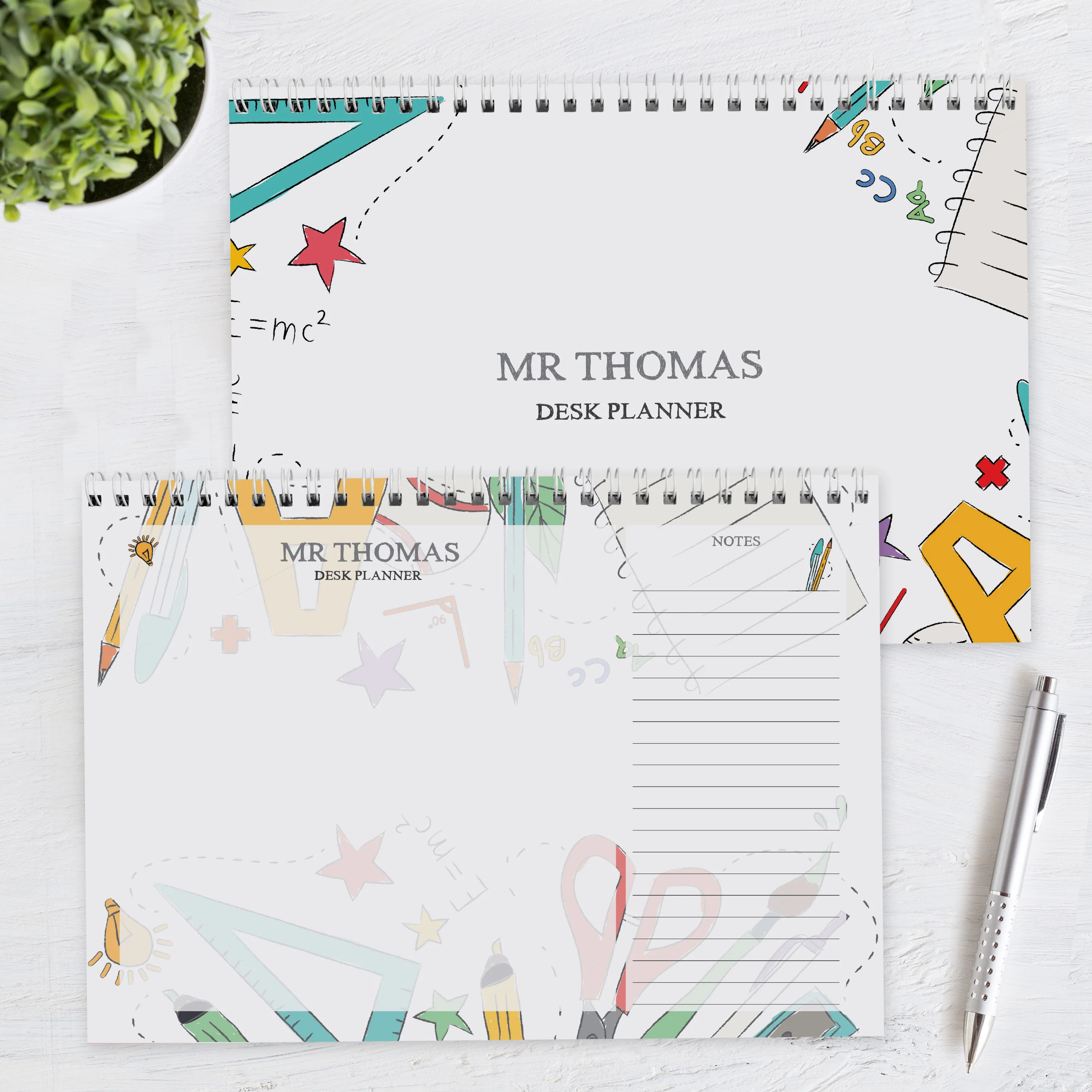 Personalised Teacher A4 Desk Planner - Image 4