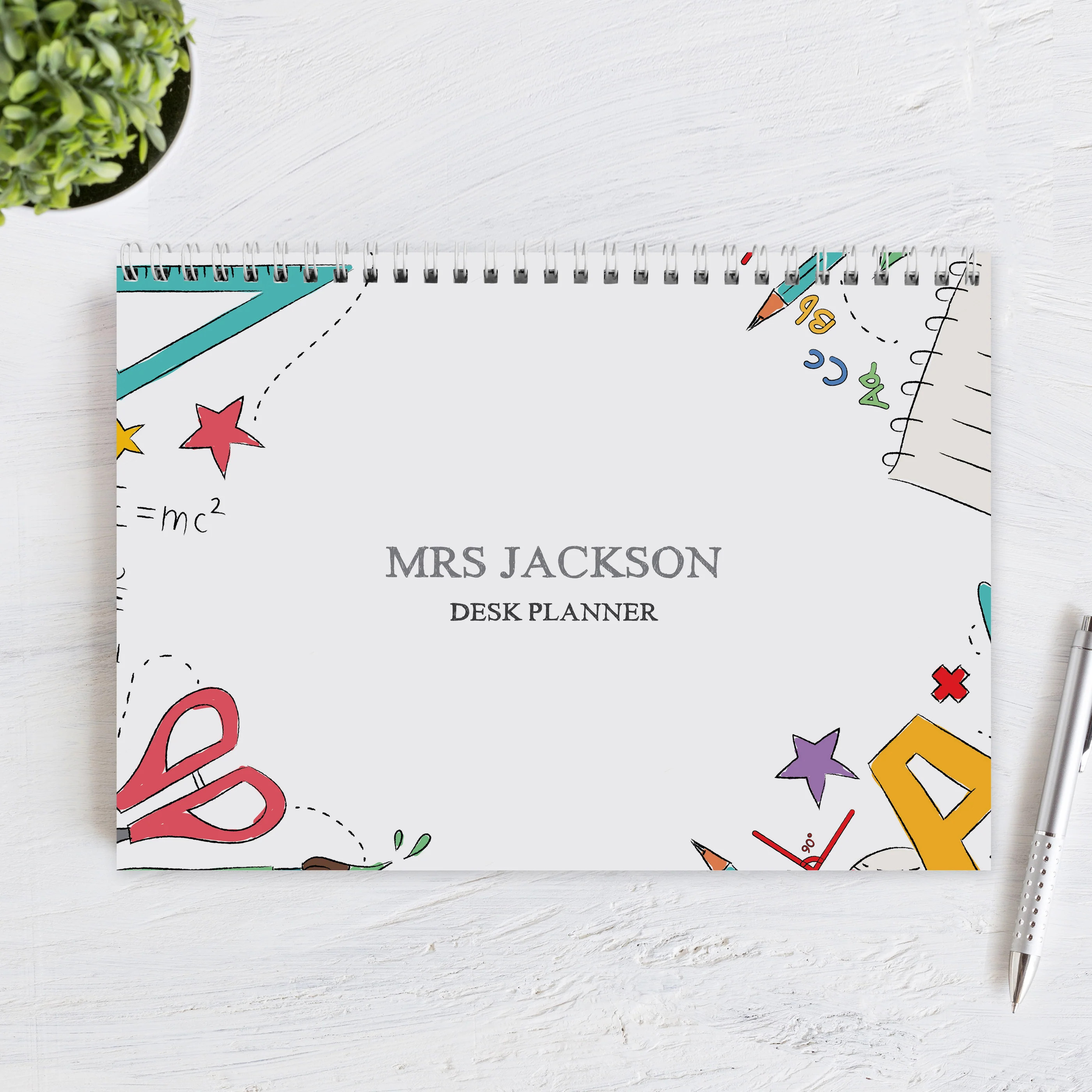 Personalised Teacher A4 Desk Planner - Image 7