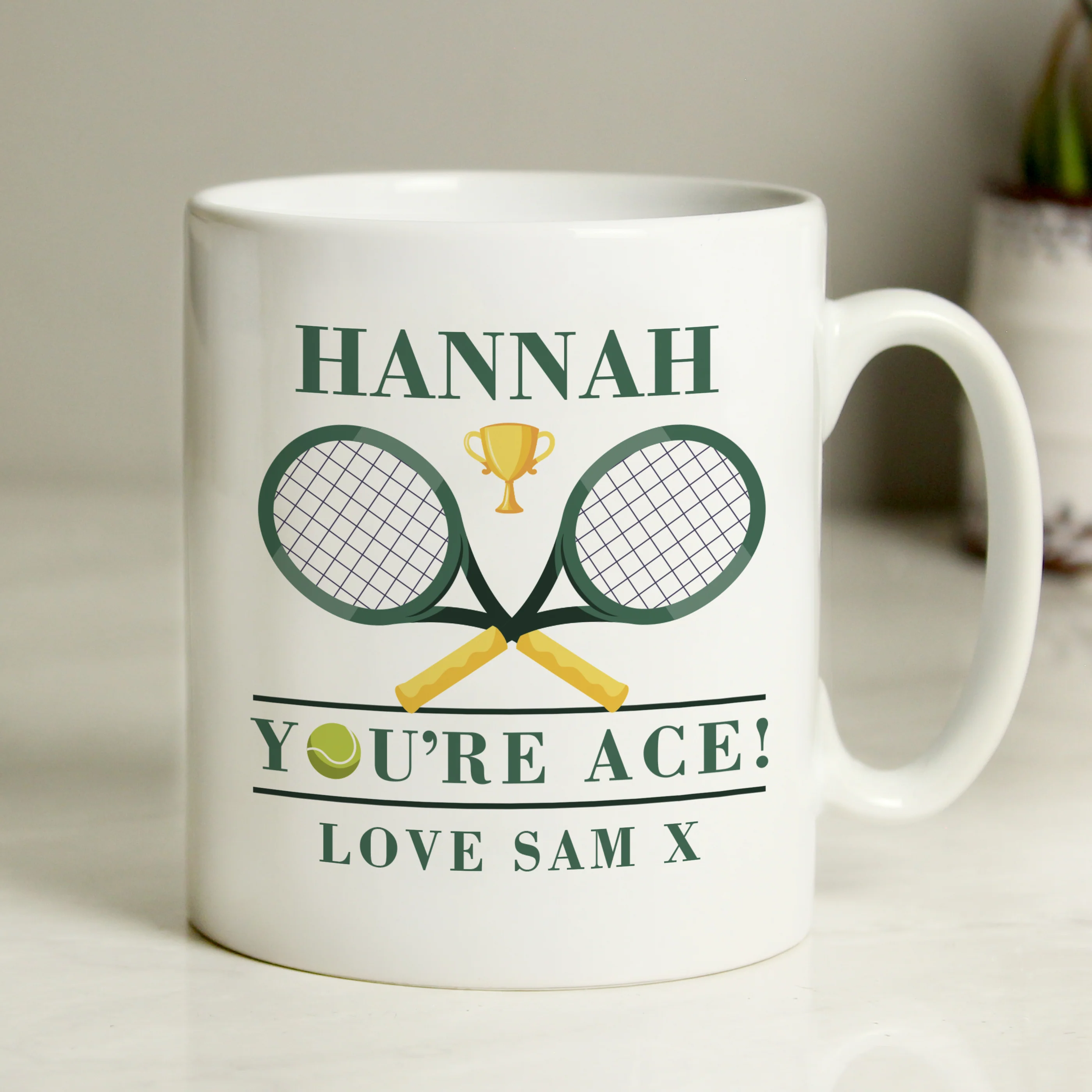 Personalised Tennis Mug - Image 3