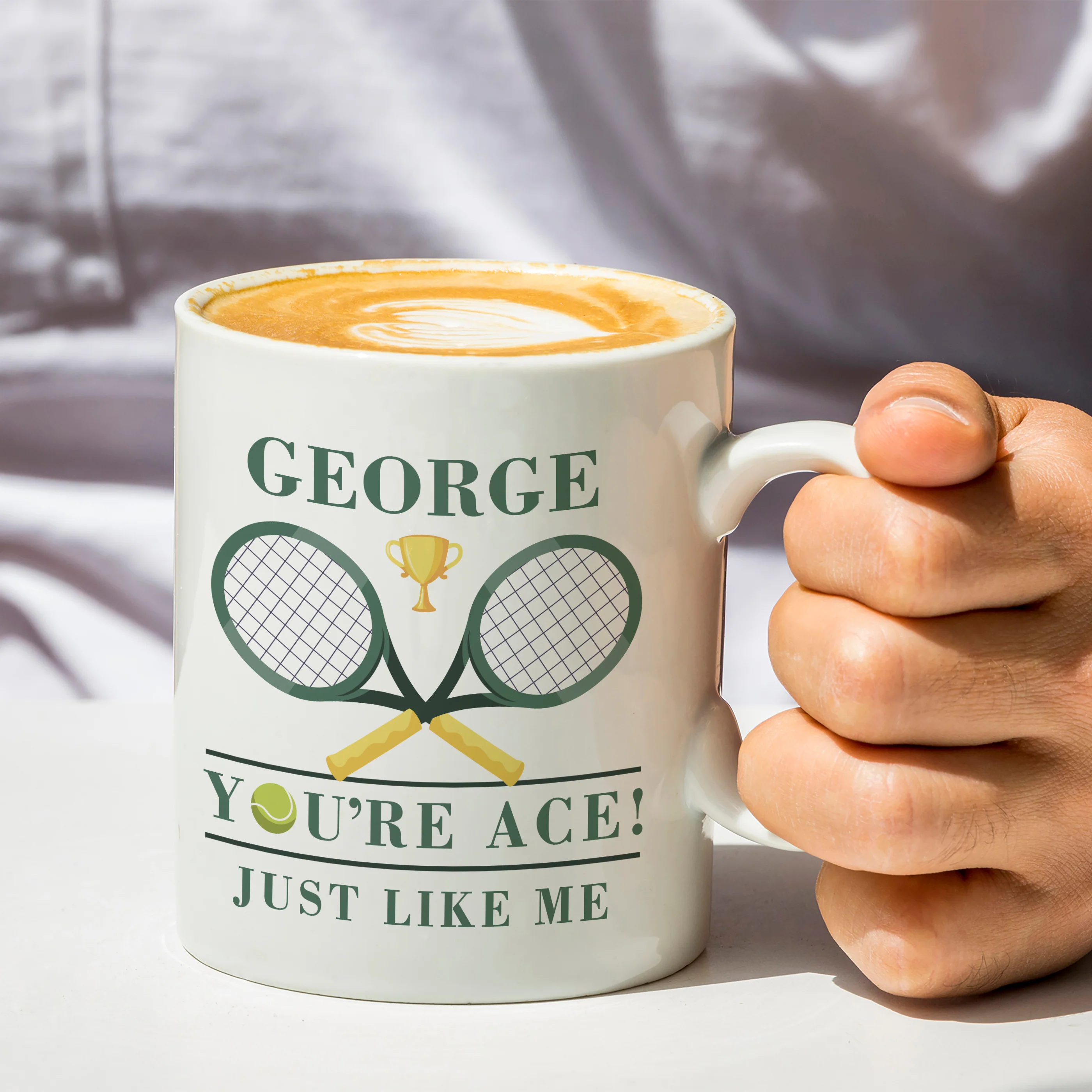 Personalised Tennis Mug - Image 4