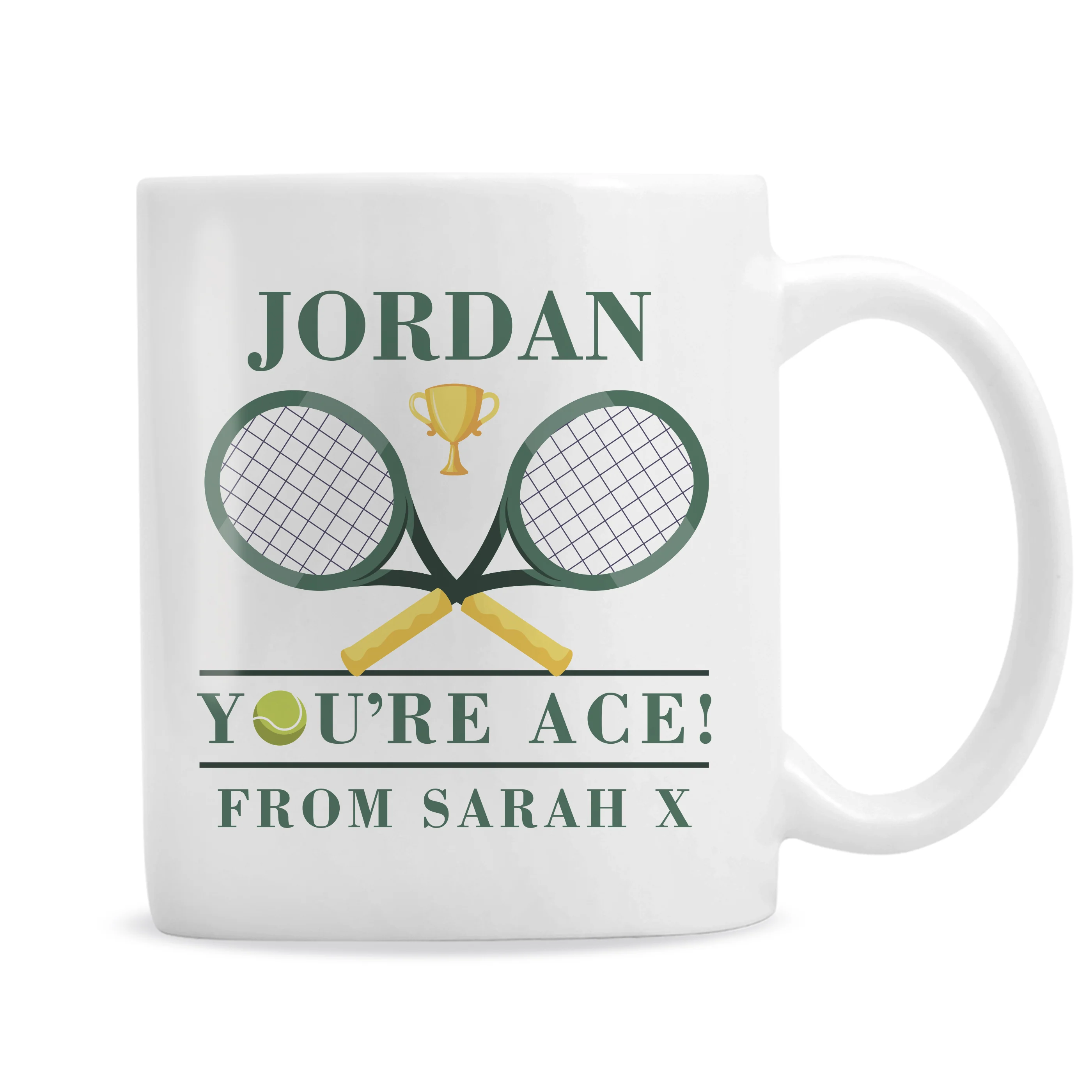 Personalised Tennis Mug - Image 5