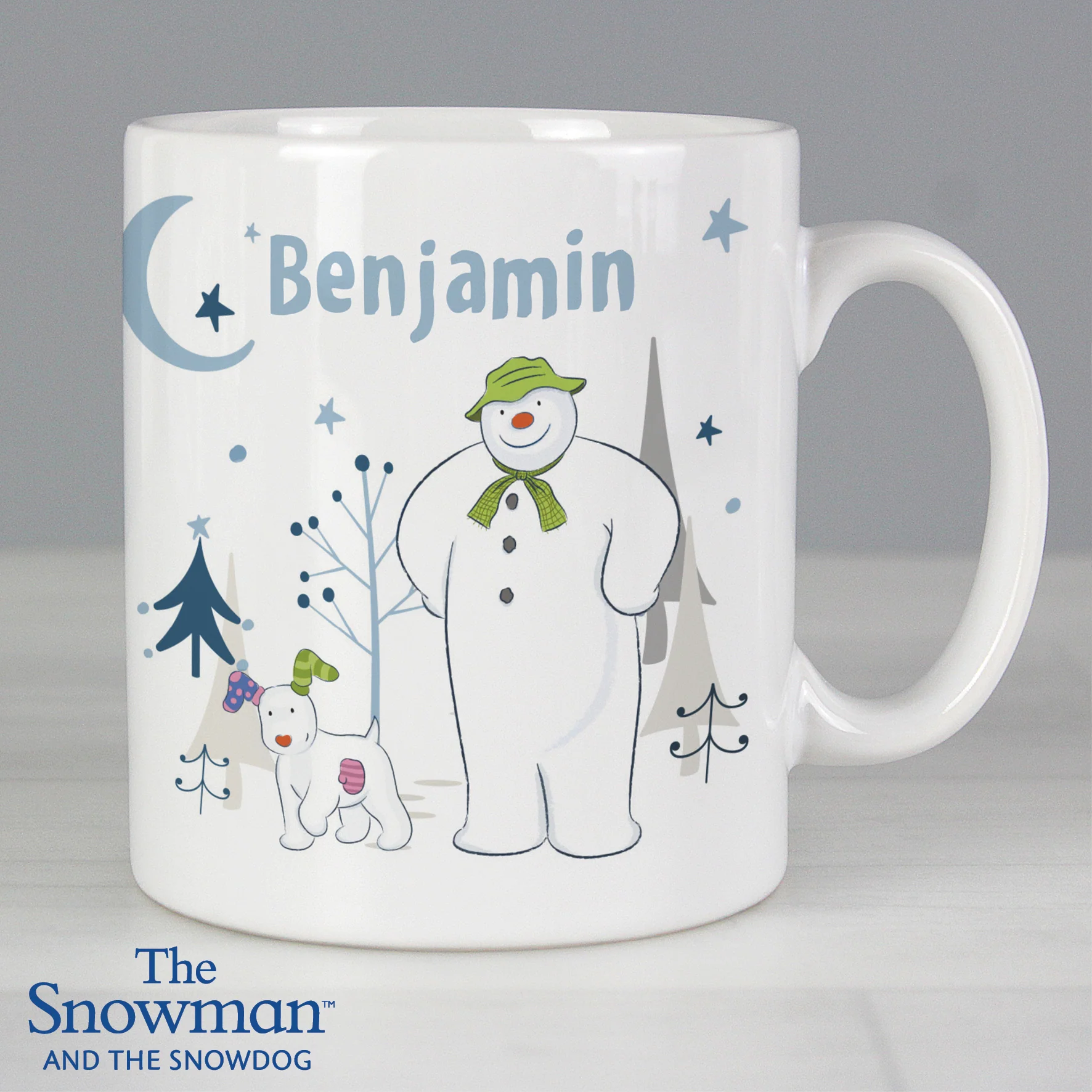 Personalised The Snowman and the Snowdog Mug - Image 6