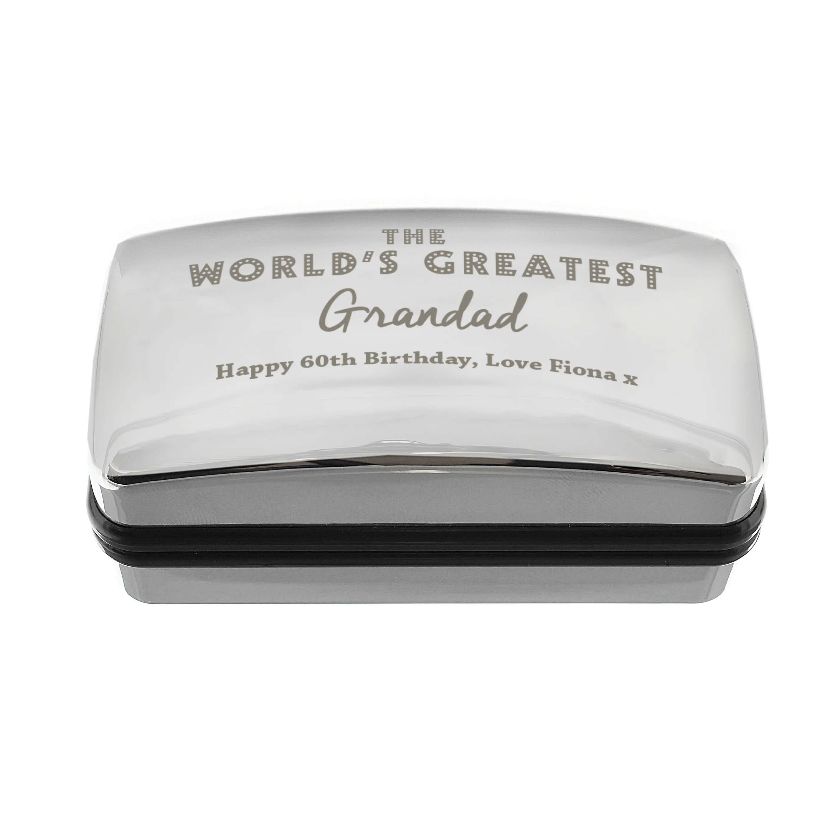 Personalised 'The World's Greatest' Cufflink Box - Image 2