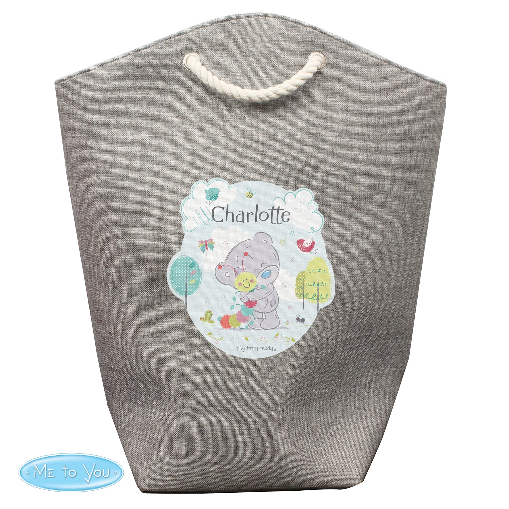 Personalised Tiny Tatty Teddy Cuddle Bug Storage Bag - Image 2