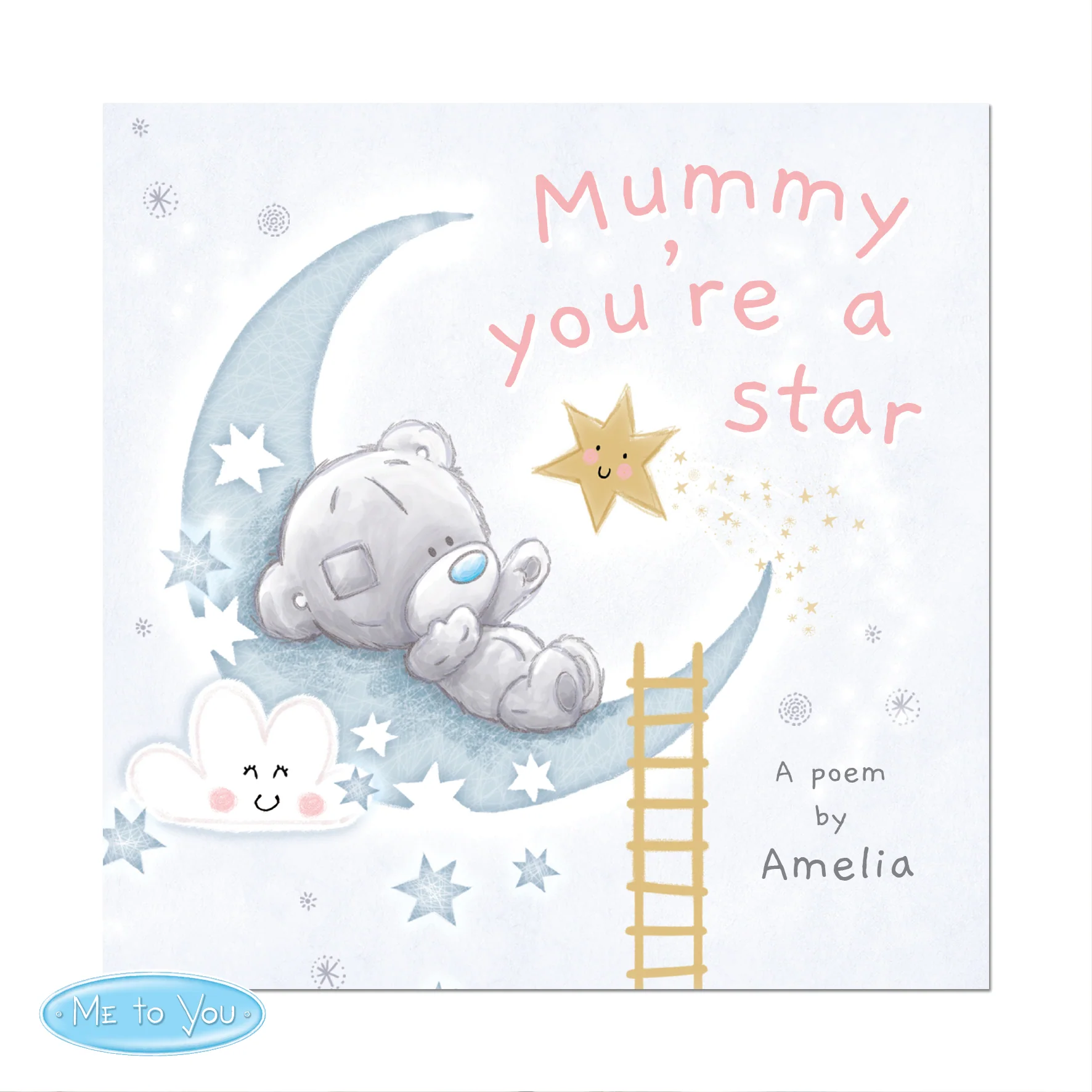 Personalised Tiny Tatty Teddy Mummy You're A Star, Poem Book - Image 2