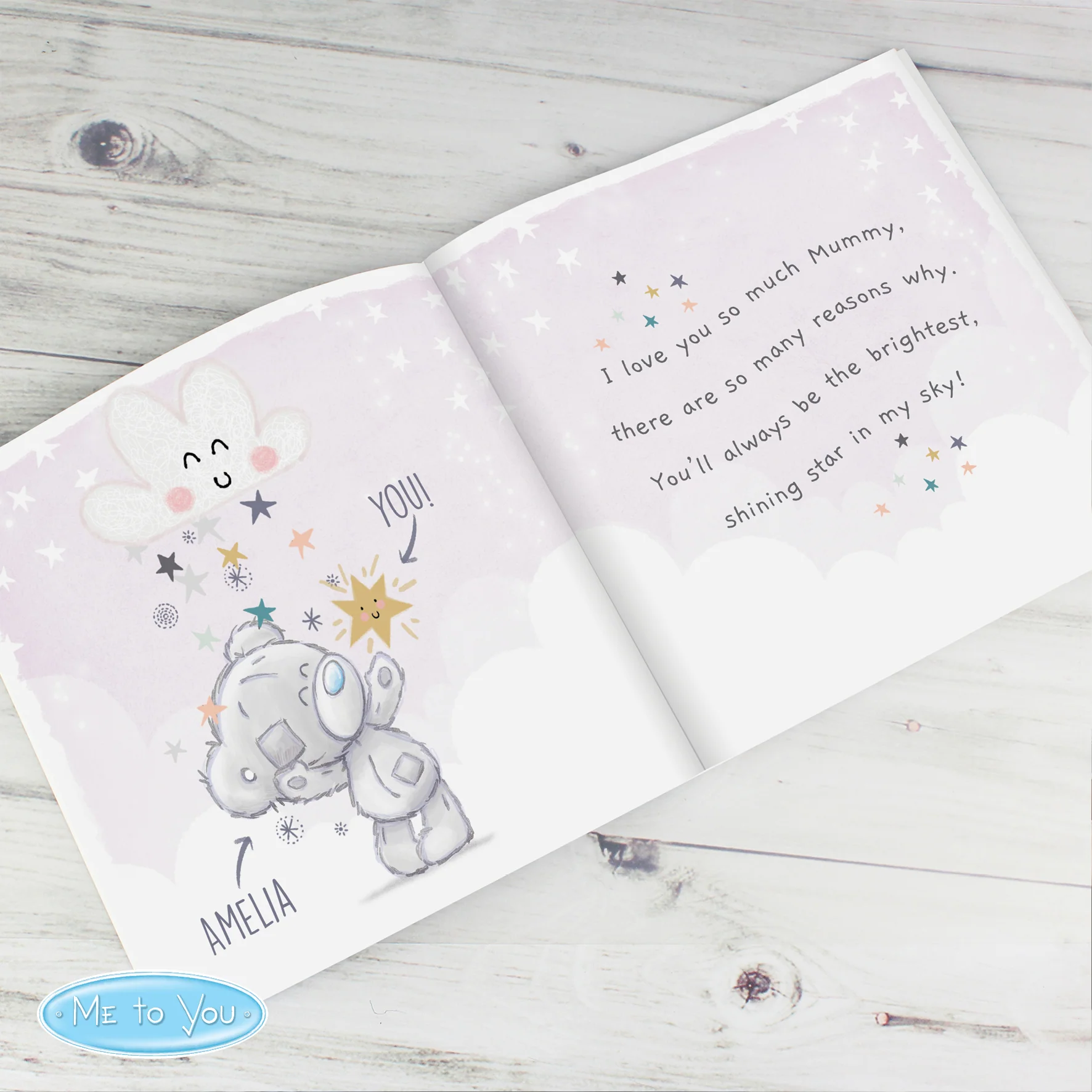 Personalised Tiny Tatty Teddy Mummy You're A Star, Poem Book - Image 9
