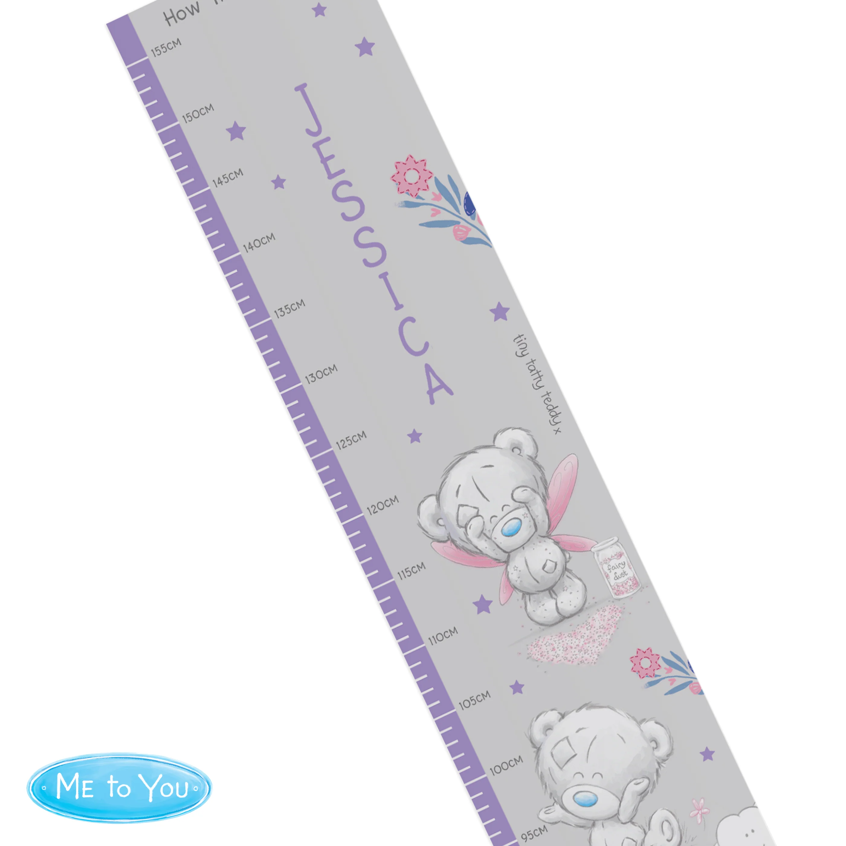 Personalised Tiny Tatty Teddy Unicorn Height Chart - Image 4