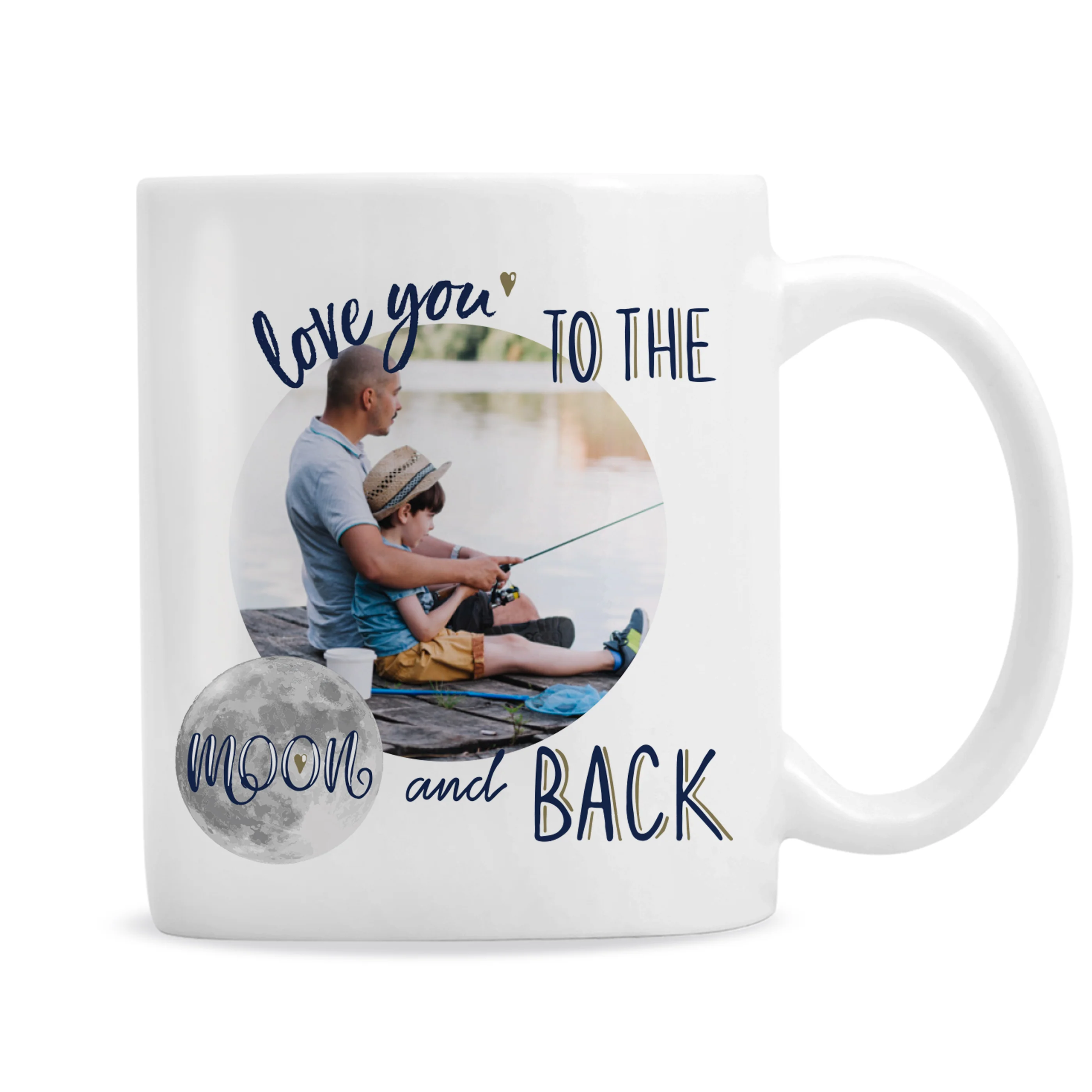 Personalised To The Moon & Back Photo Upload Mug - Image 2