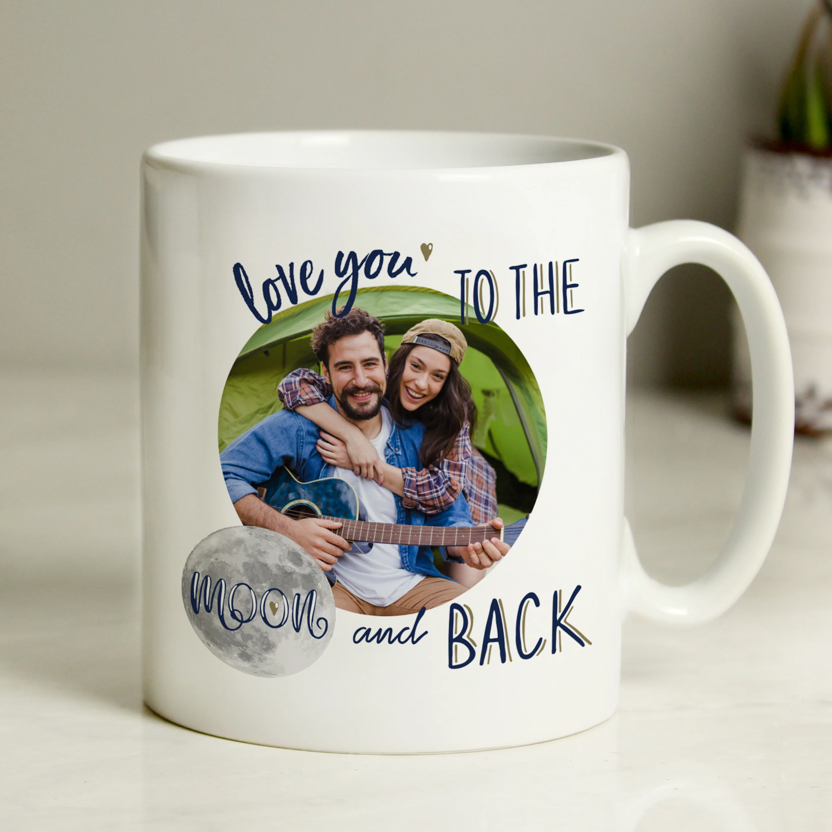 Personalised To The Moon & Back Photo Upload Mug - Image 3