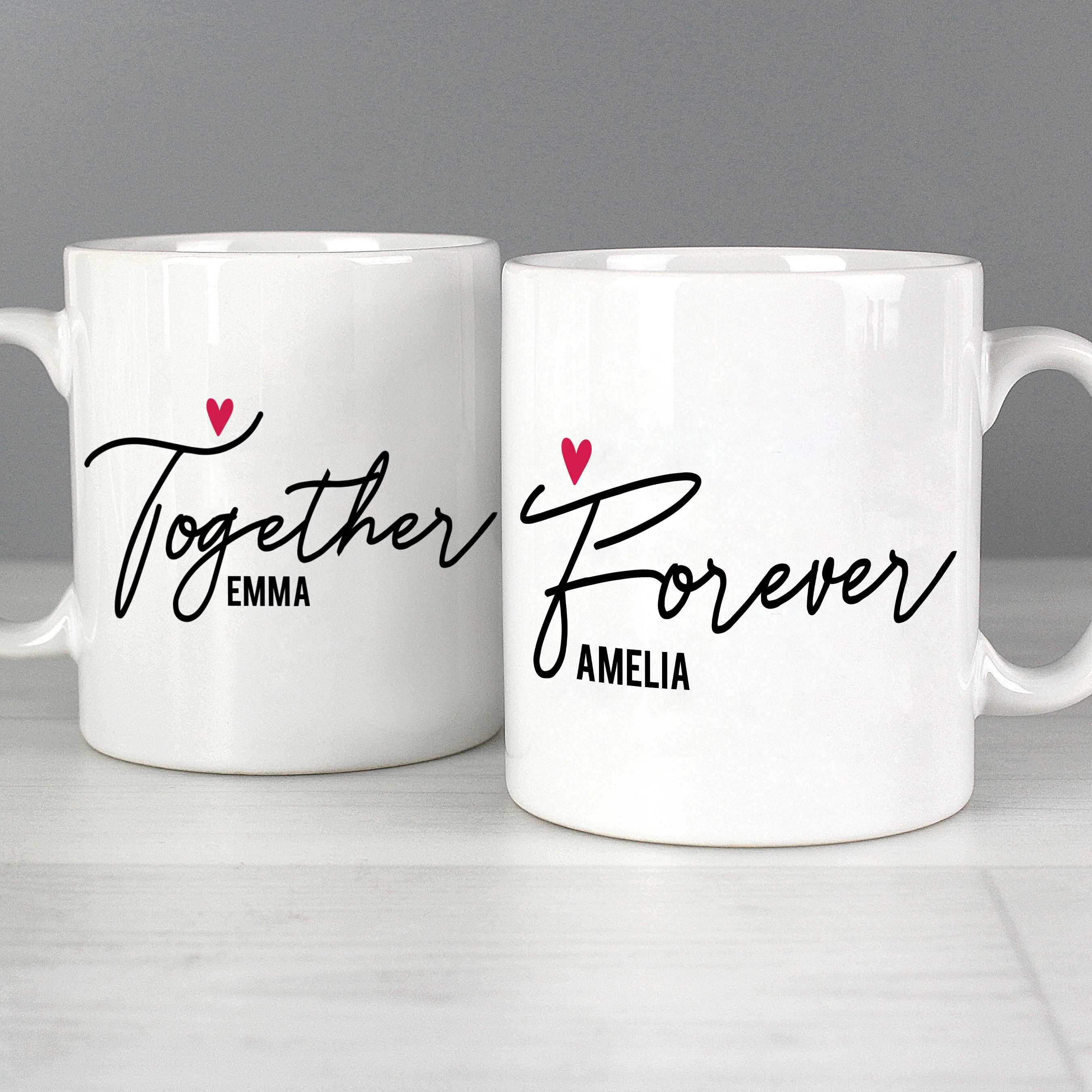 Personalised Together Forever Mug Set - Image 3