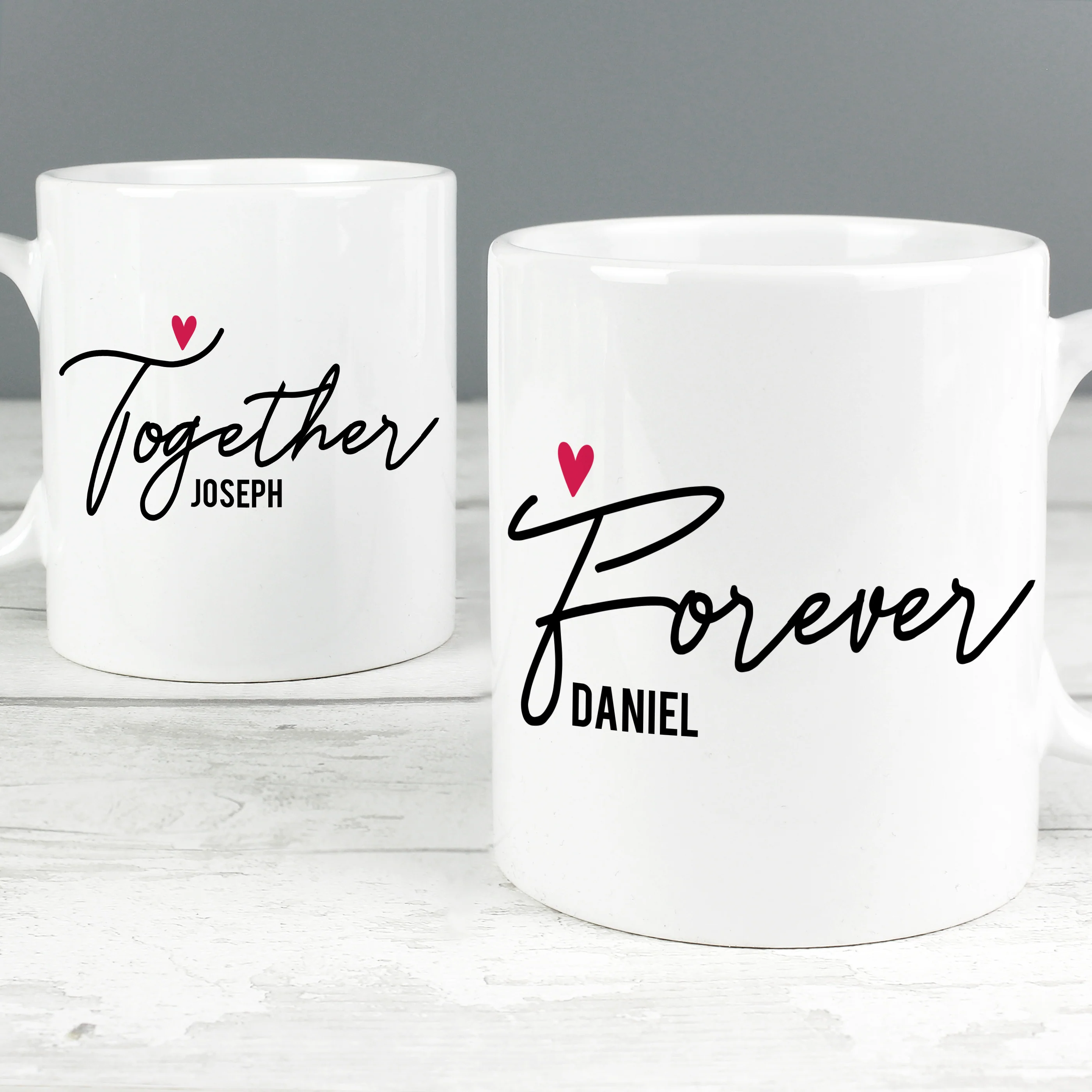 Personalised Together Forever Mug Set - Image 4