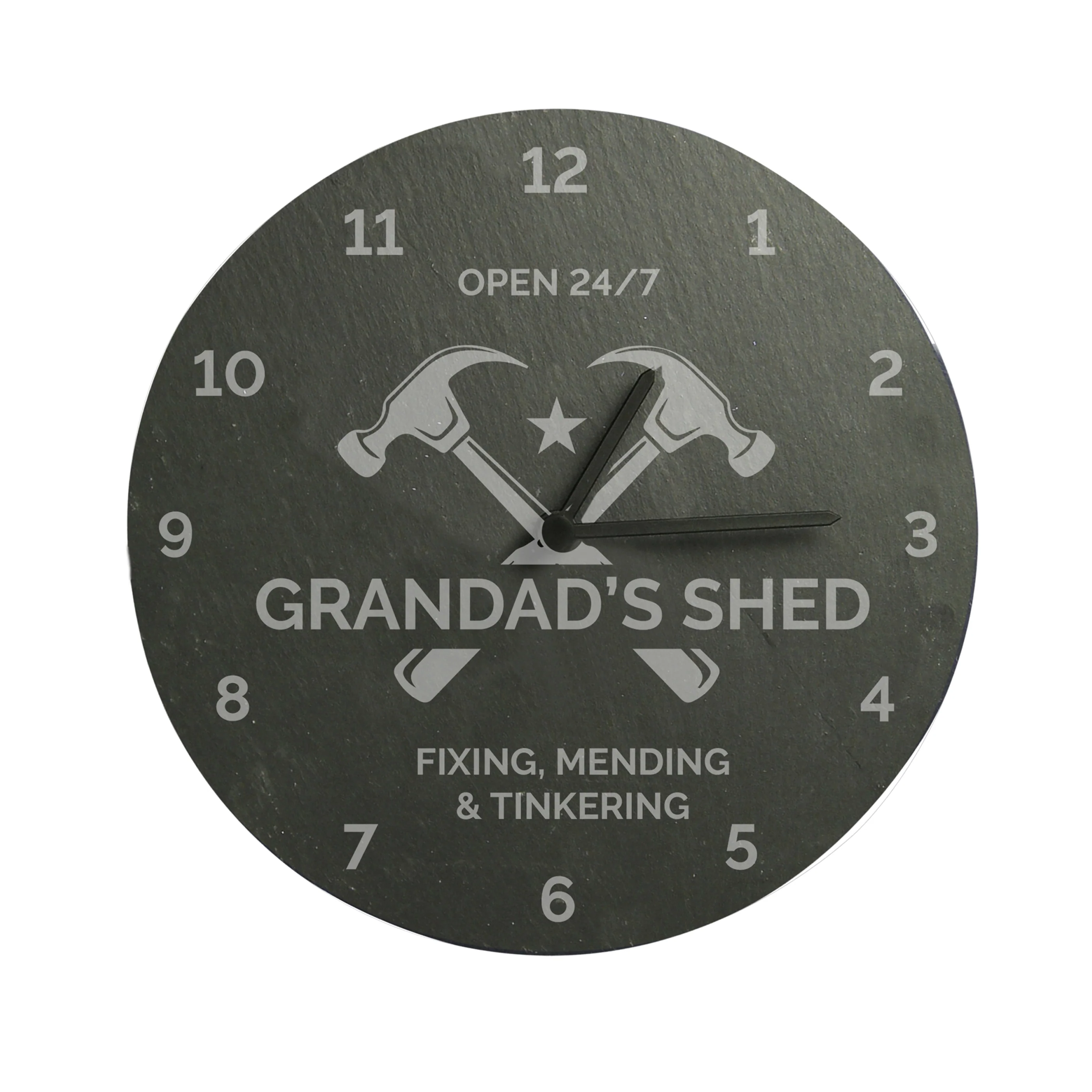 Personalised Tools Slate Clock - Image 5