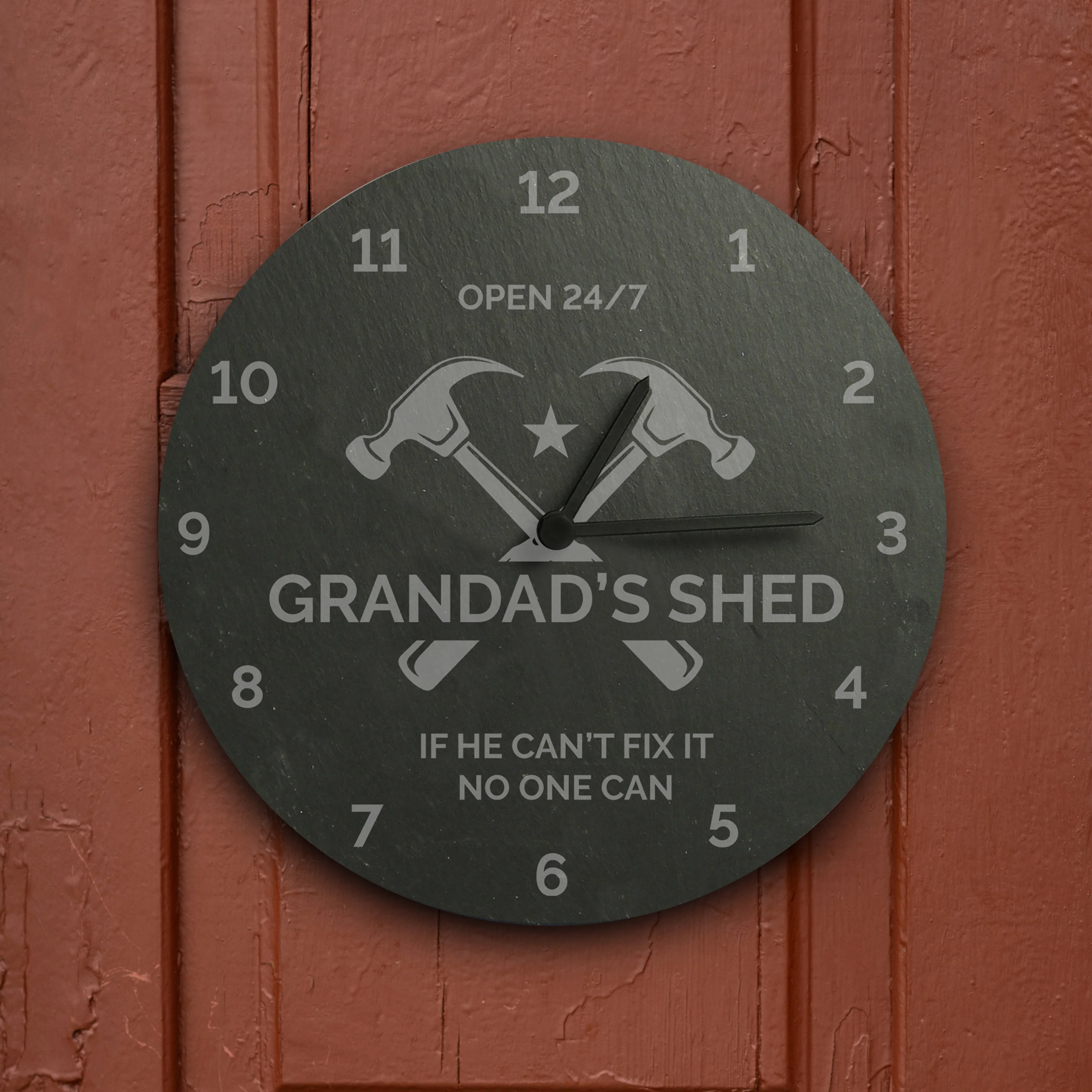 Personalised Tools Slate Clock - Image 6