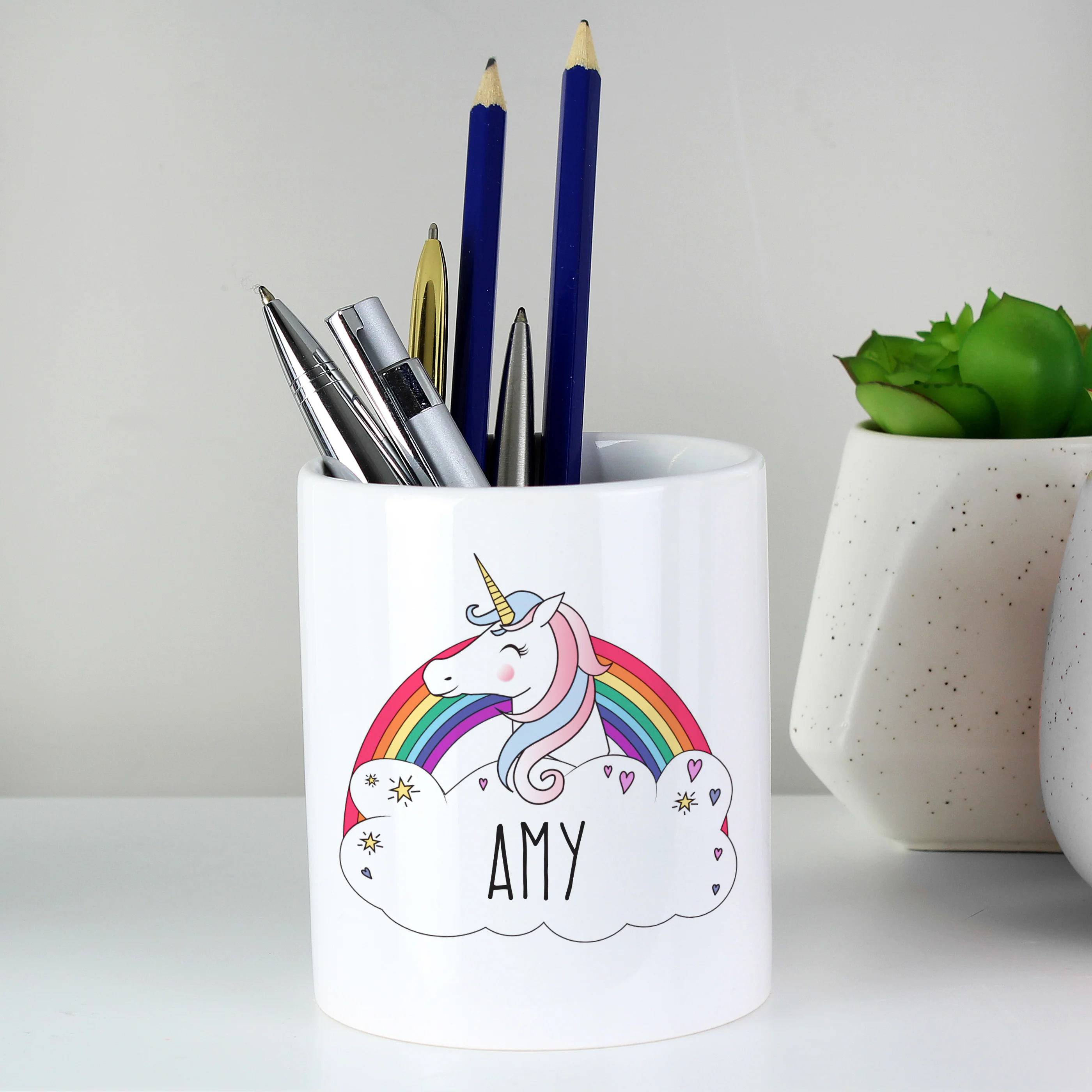 Personalised Unicorn Ceramic Storage Pot - Image 4