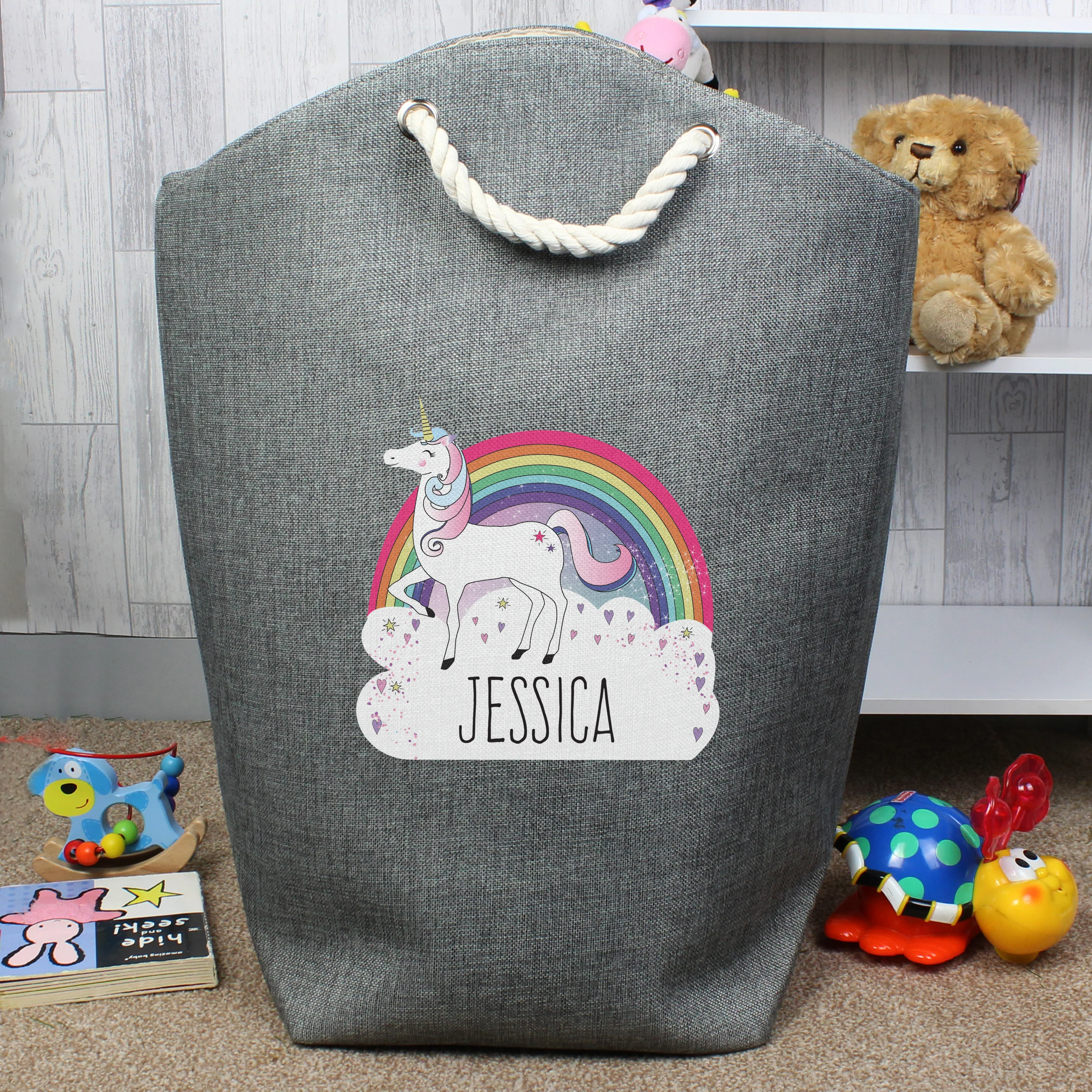 Personalised Unicorn Storage Bag - Image 6