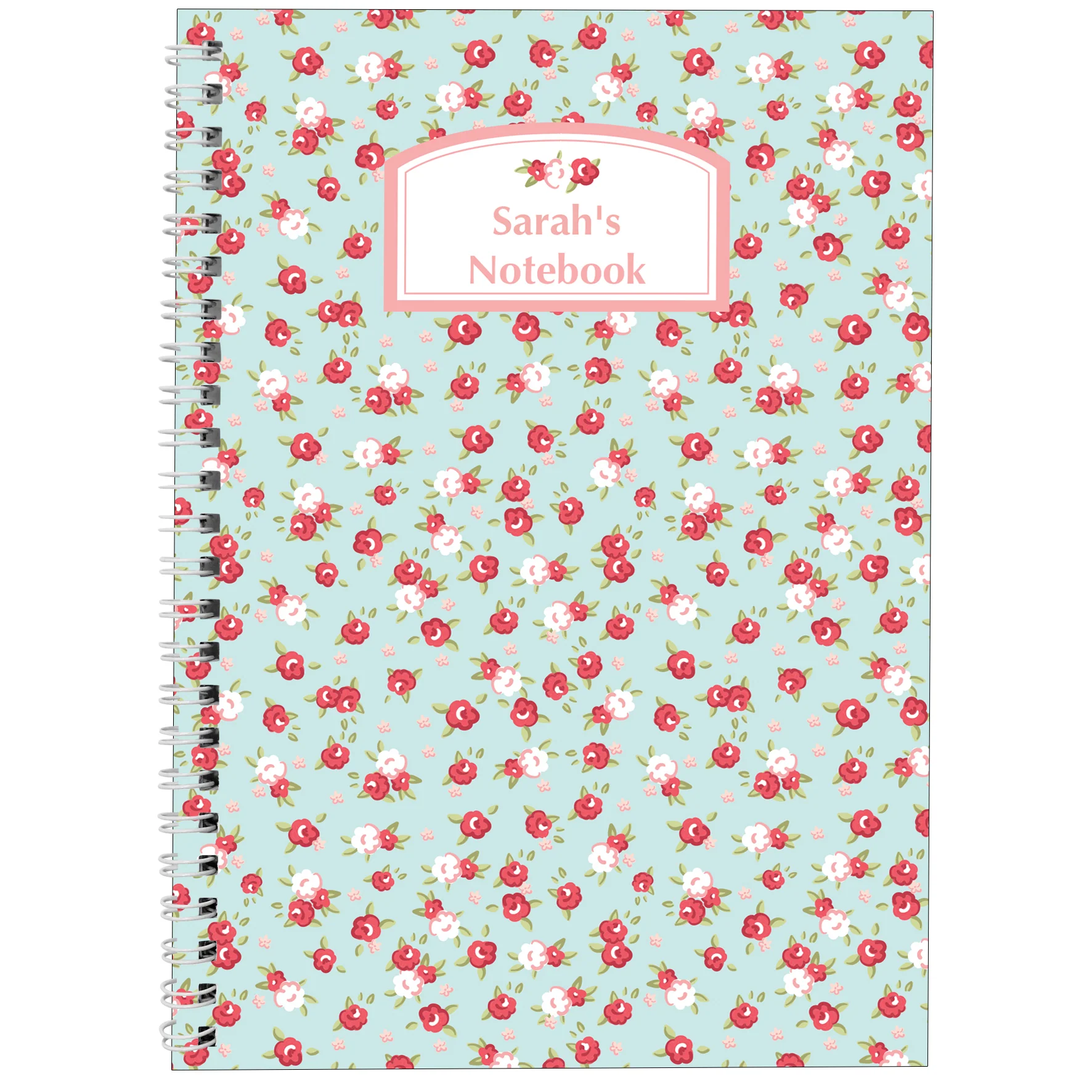 Personalised Vintage Floral A5 Notebook - Image 3