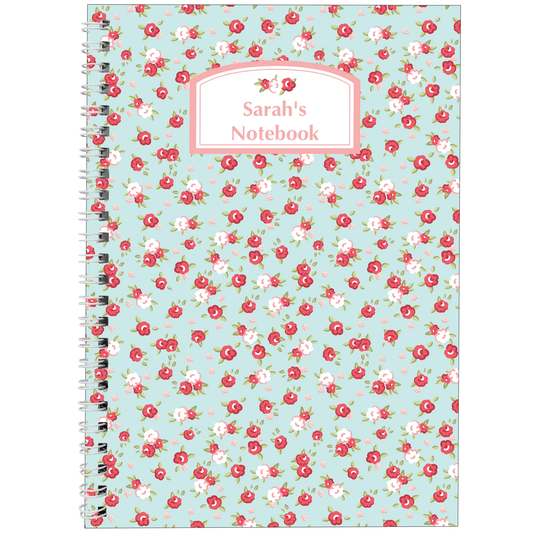 Personalised Vintage Floral A5 Notebook - Image 4