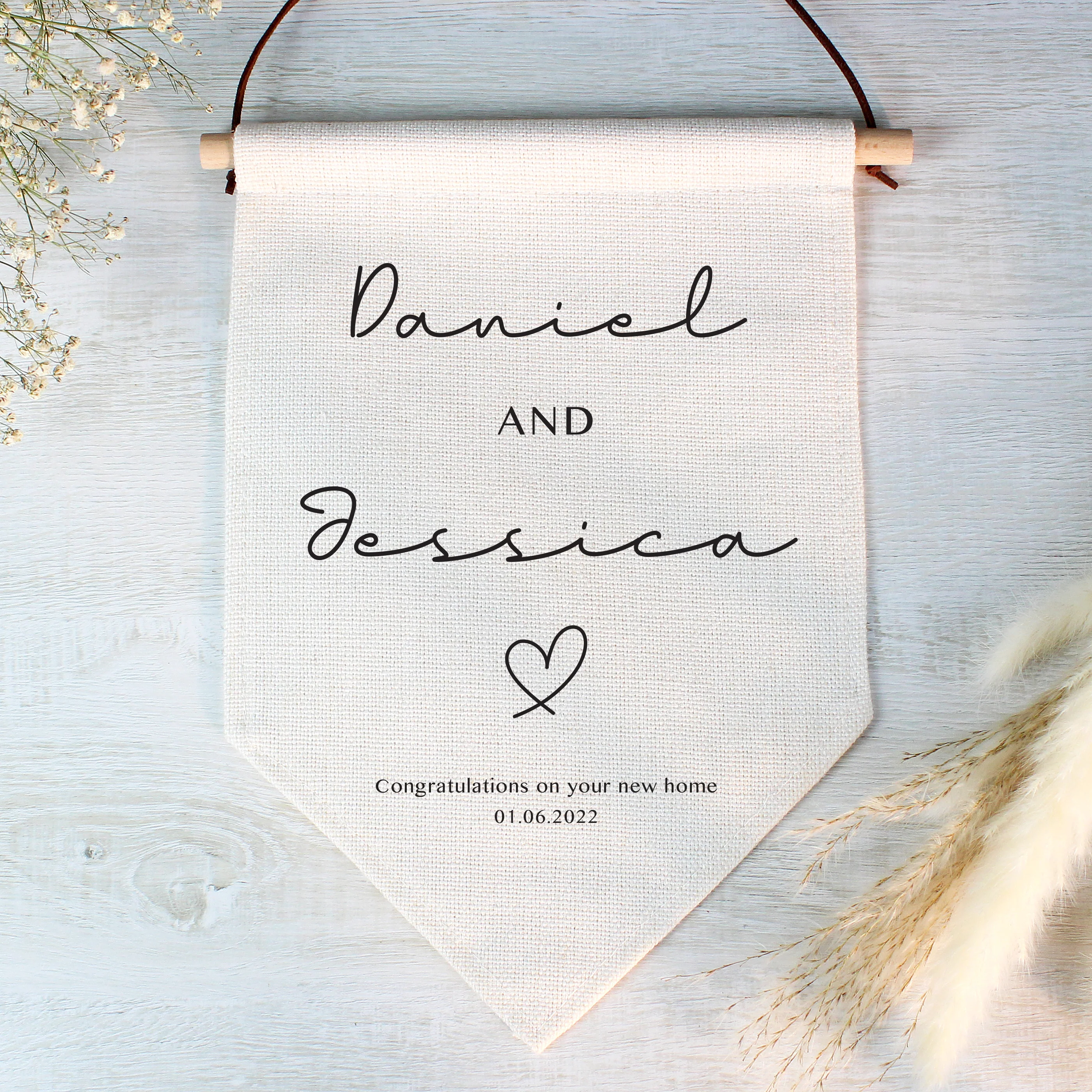 Personalised Wedding Hanging Banner - Image 3