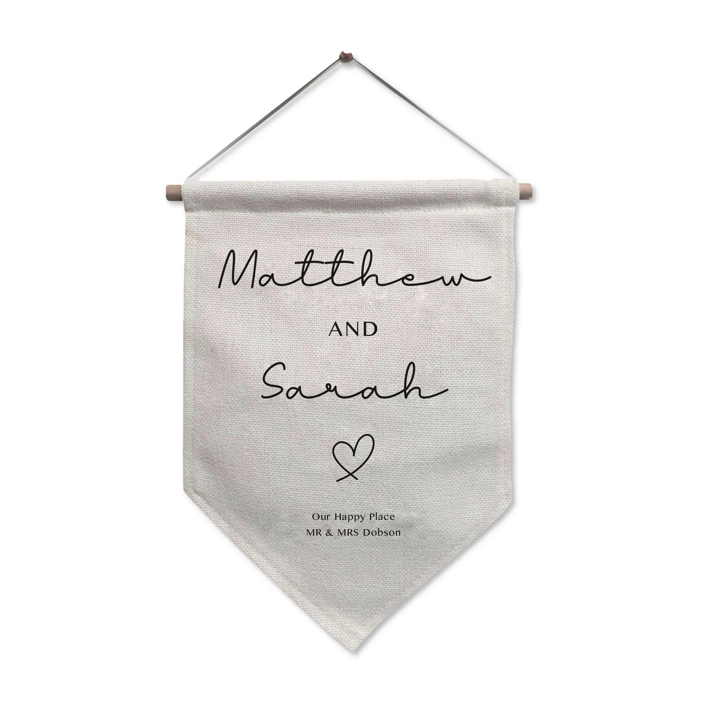 Personalised Wedding Hanging Banner - Image 4
