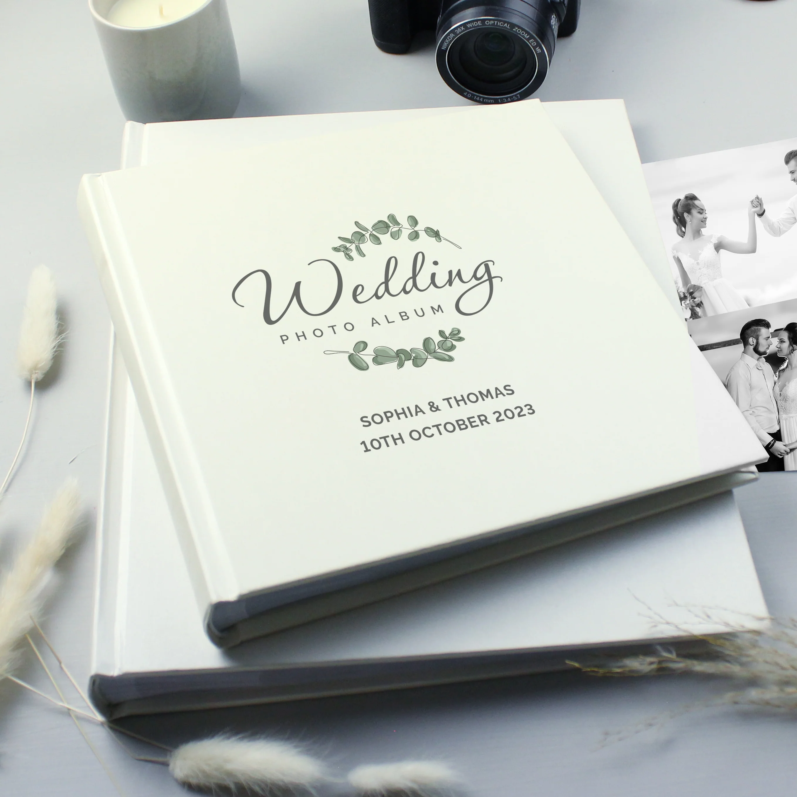 Personalised Wedding Square Photo Album - Image 3