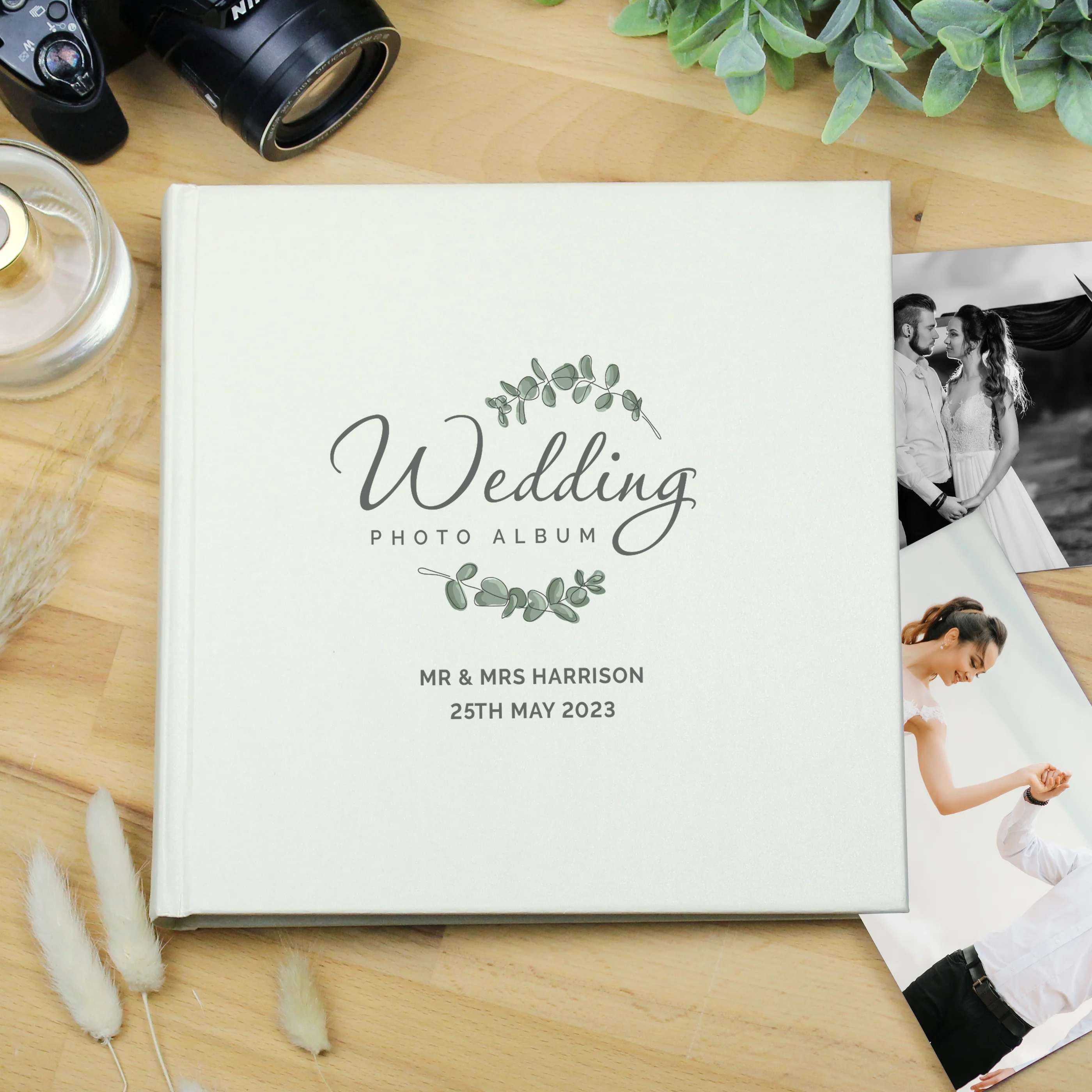 Personalised Wedding Square Photo Album - Image 4