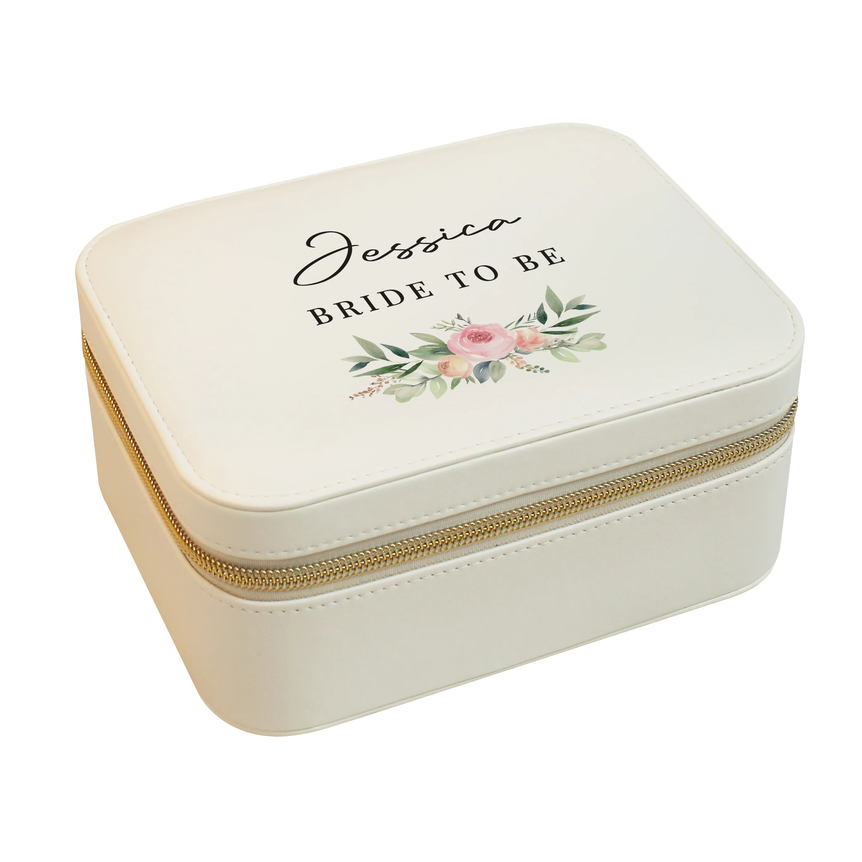 Personalised Wedding Travel Jewellery Box - Image 5