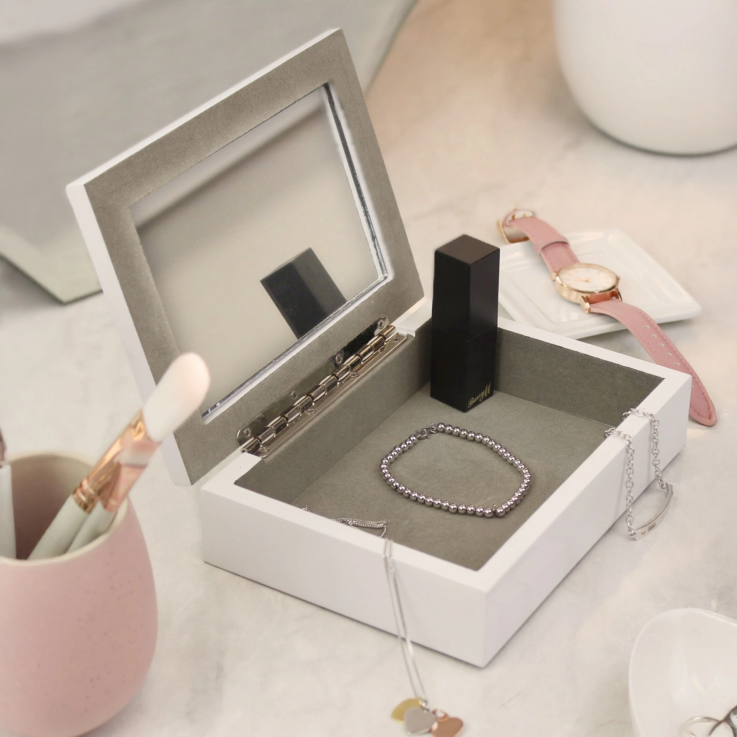 Personalised Wedding Wooden Jewellery Box