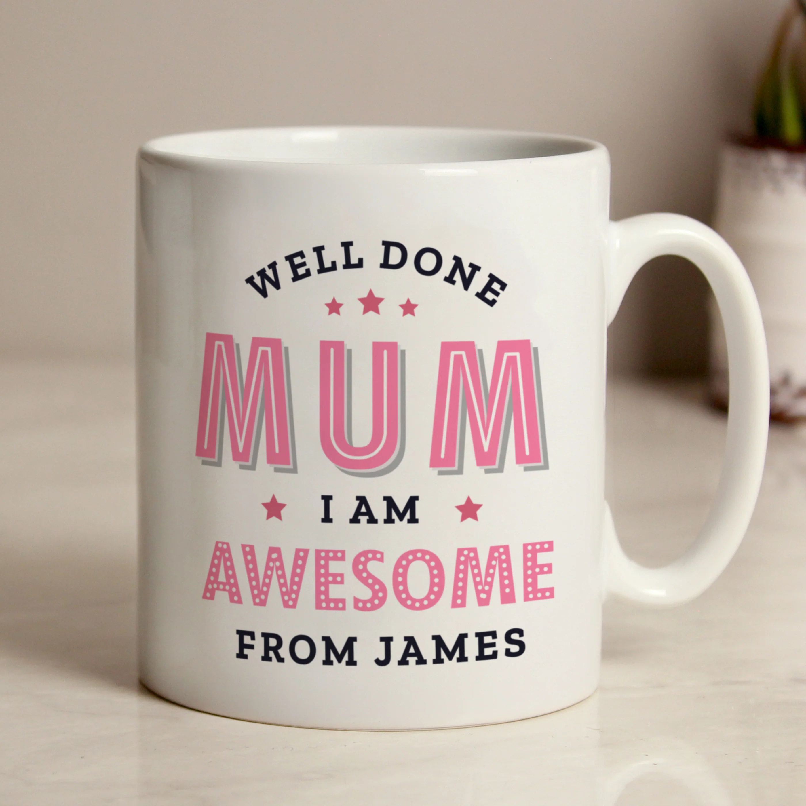 Personalised Well Done Mum I Am Awesome Mug - Image 2