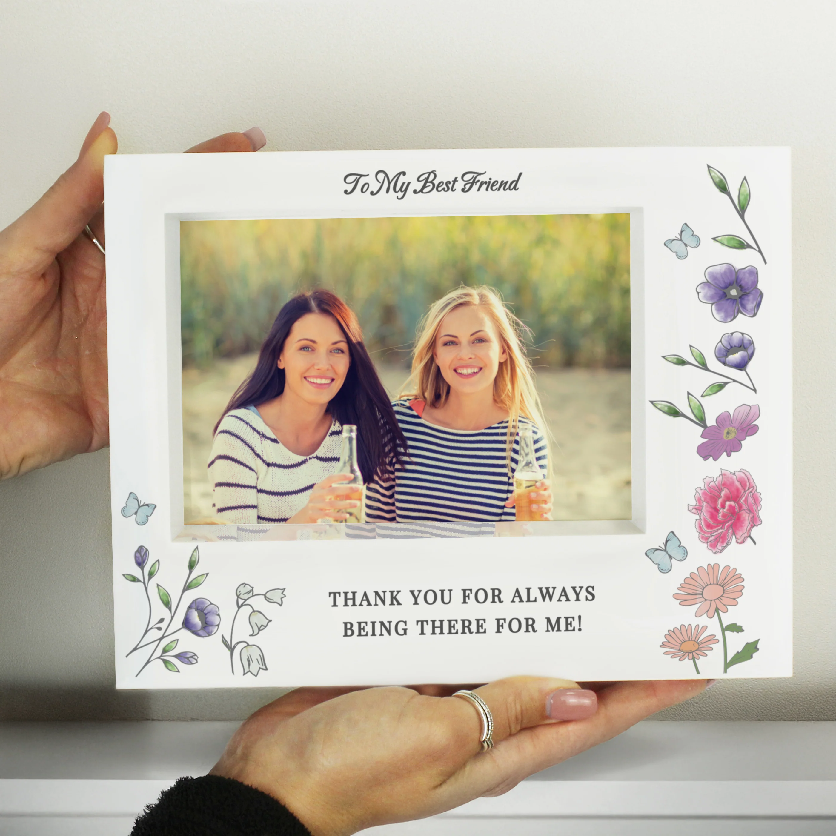 Personalised Wild Flowers Box Photo Frame - Image 3