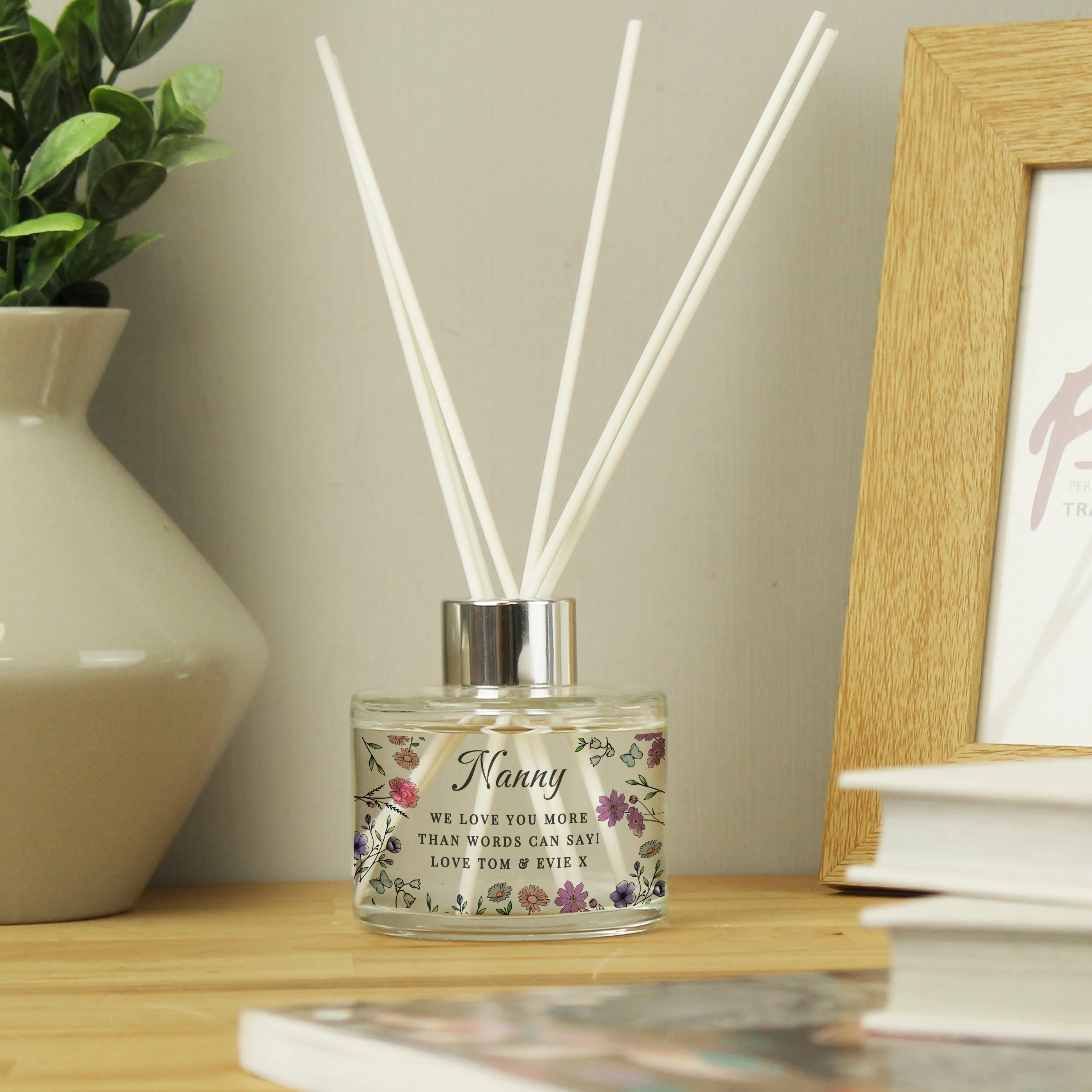 Personalised Wild Flowers Reed Diffuser - Image 2