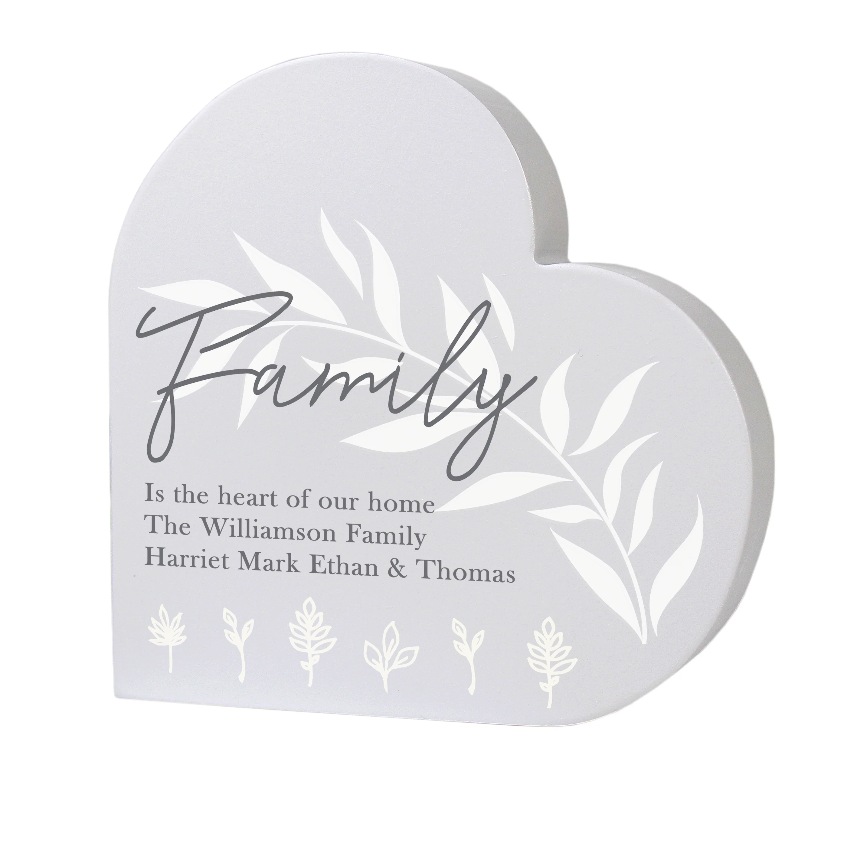 Personalised Wooden Heart Ornament - Image 5